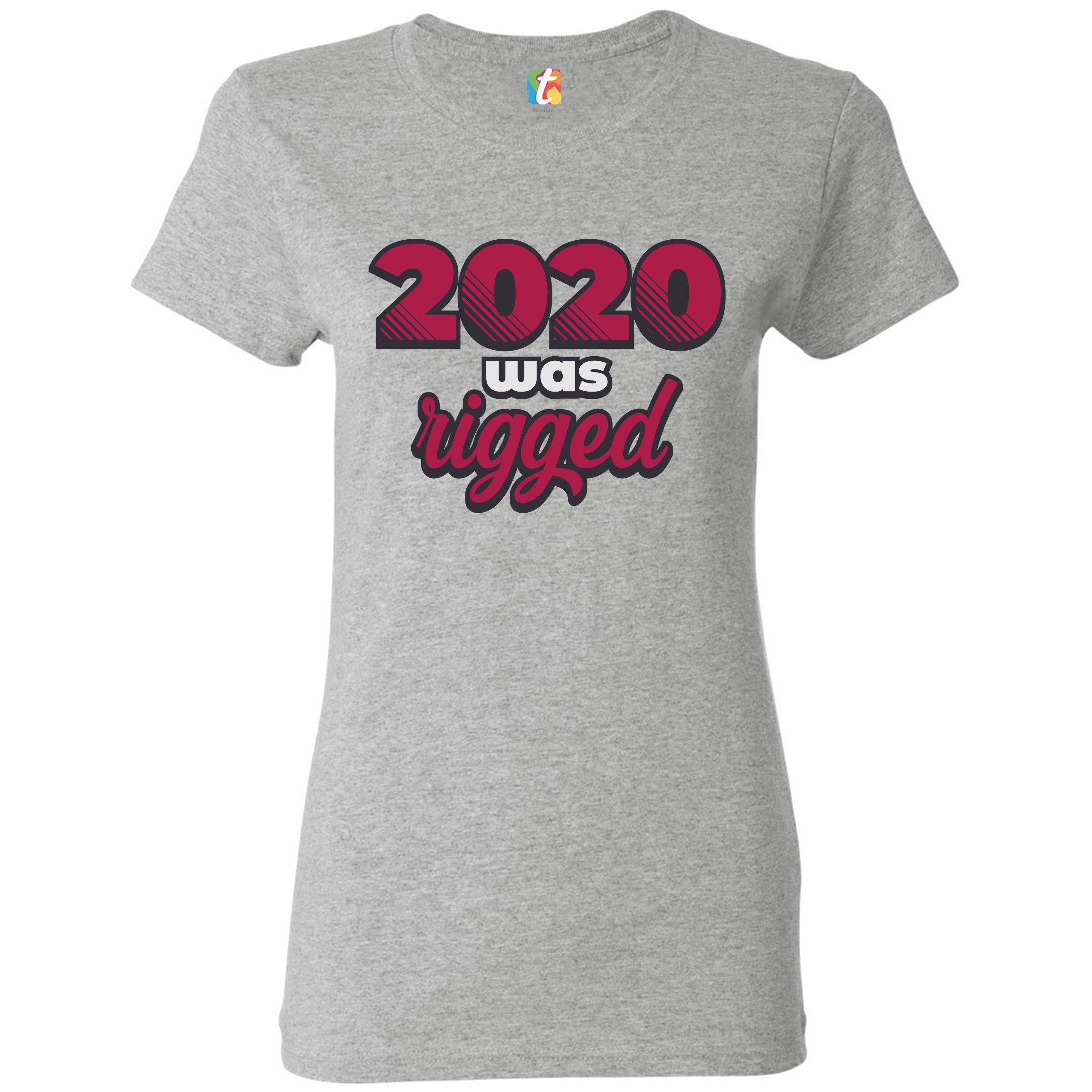 2024 Was Rigged T-Shrit Donald Trump Make America Great Again Women's Tee - Picture 7 of 21