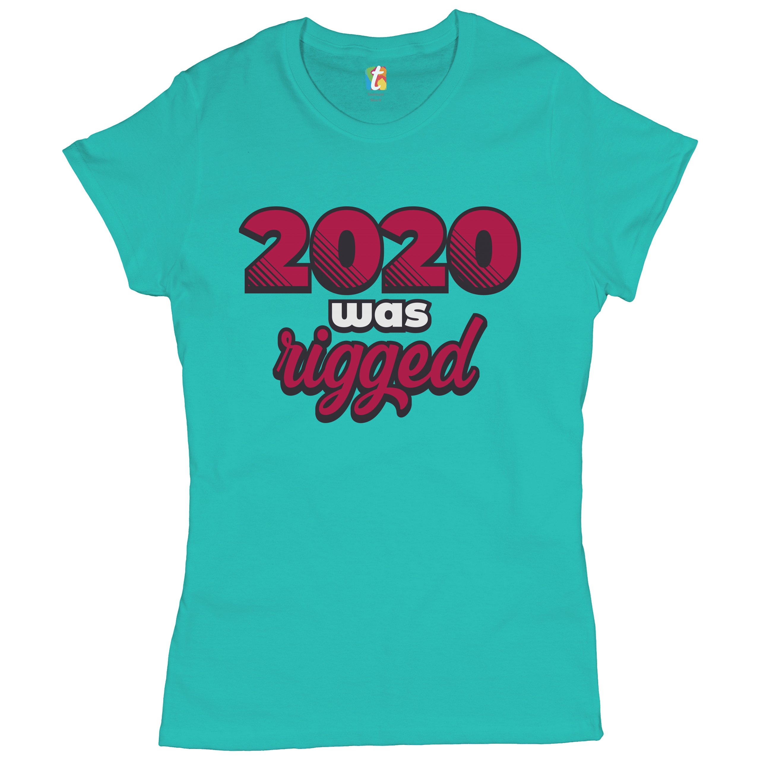2024 Was Rigged T-Shrit Donald Trump Make America Great Again Women's Tee - Picture 18 of 21