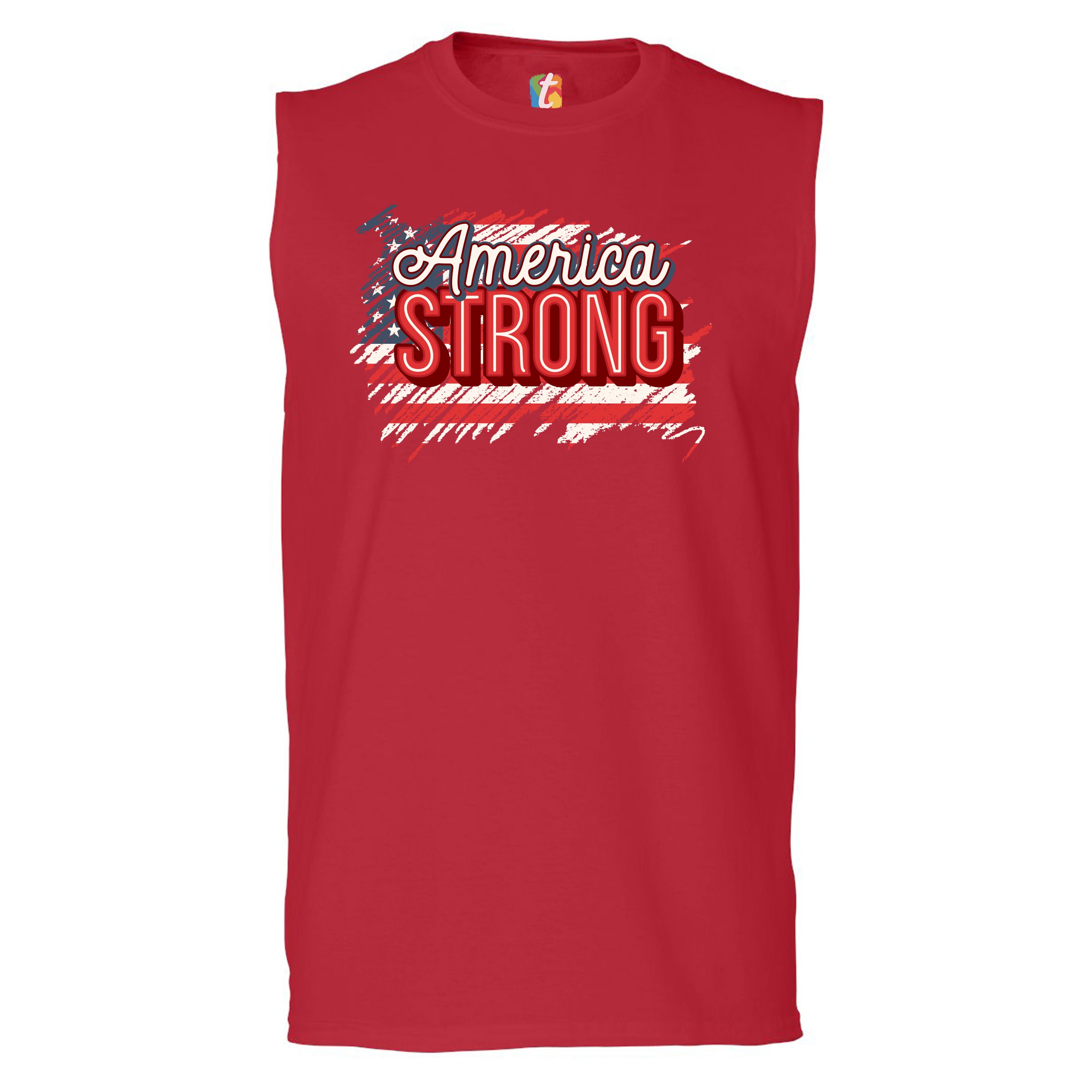 Camisa America Strong Muscle Envejecida Bandera Americana 4 de Julio EE. UU. Para Hombre - Imagen 11 de 21