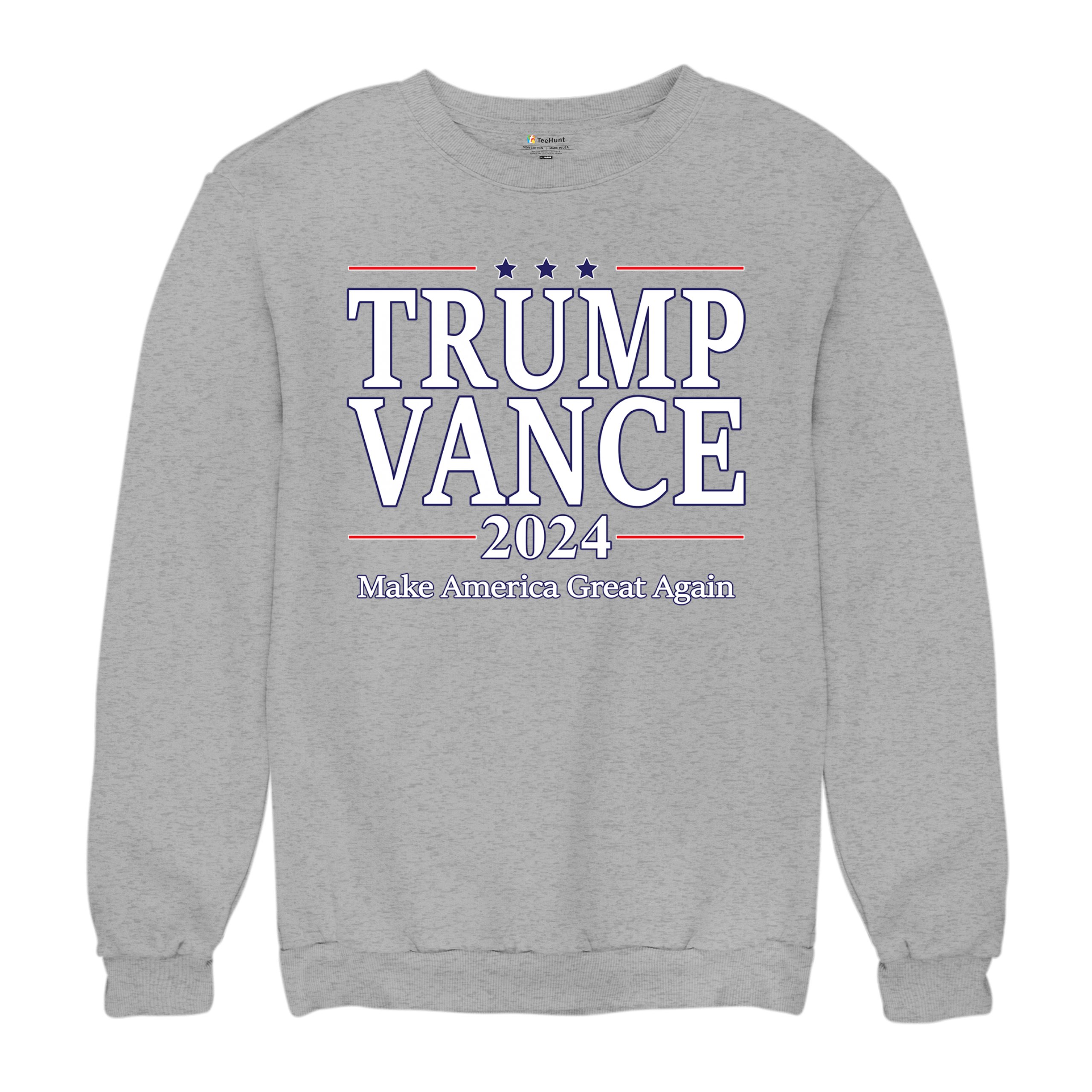 Trump Vance 2024 MAGA Sweatshirt JD VP Make America Great Again FJB Crewneck