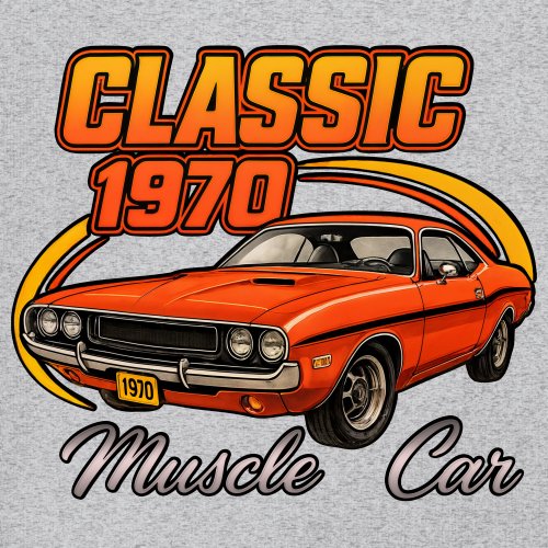 Classic 1970 Muscle Car Youth T-shirt American Legendary Performance Kids - Picture 11 of 50
