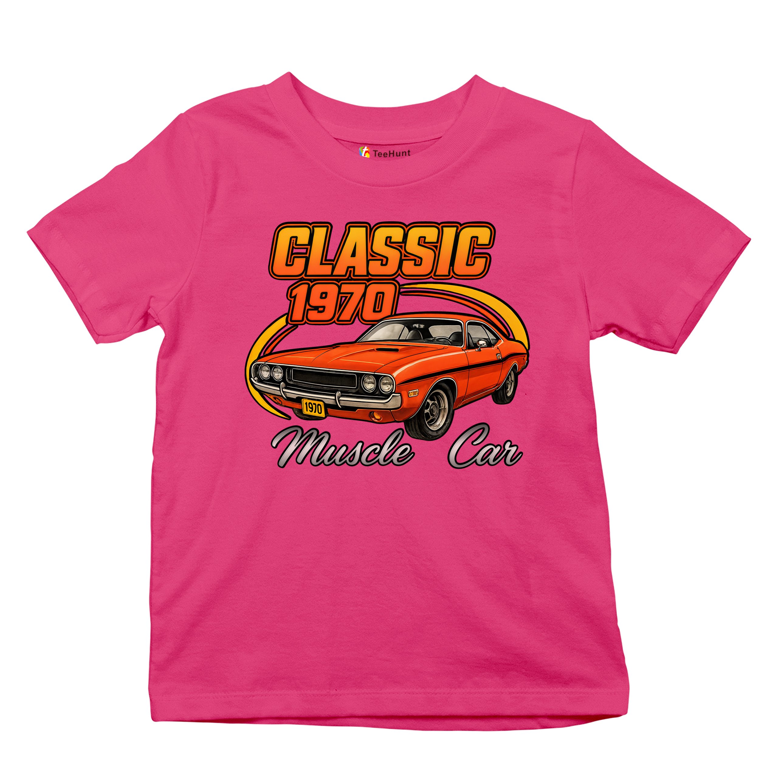 Classic 1970 Muscle Car Youth T-shirt American Legendary Performance Kids - Picture 48 of 50