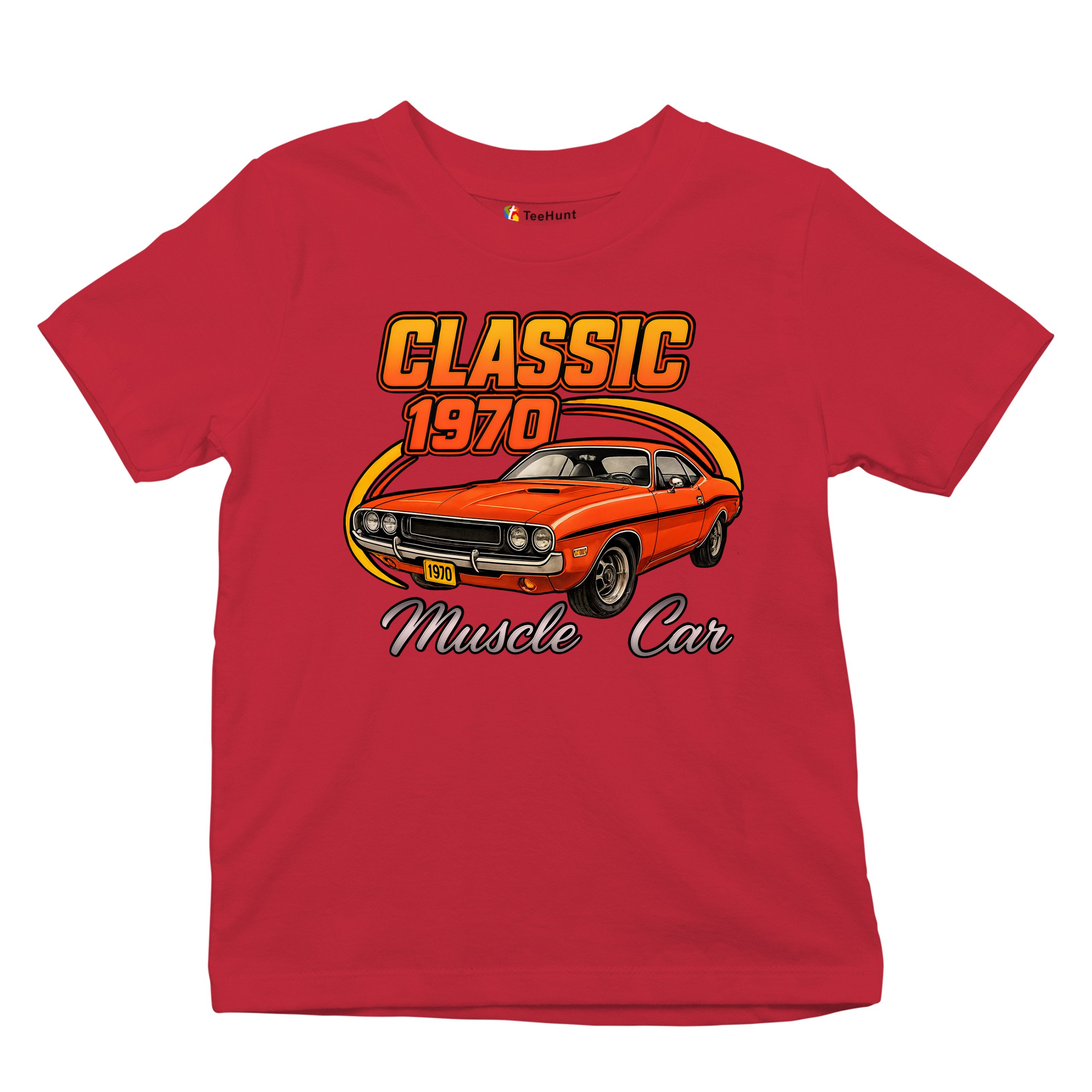 Classic 1970 Muscle Car Youth T-shirt American Legendary Performance Kids - Picture 20 of 50