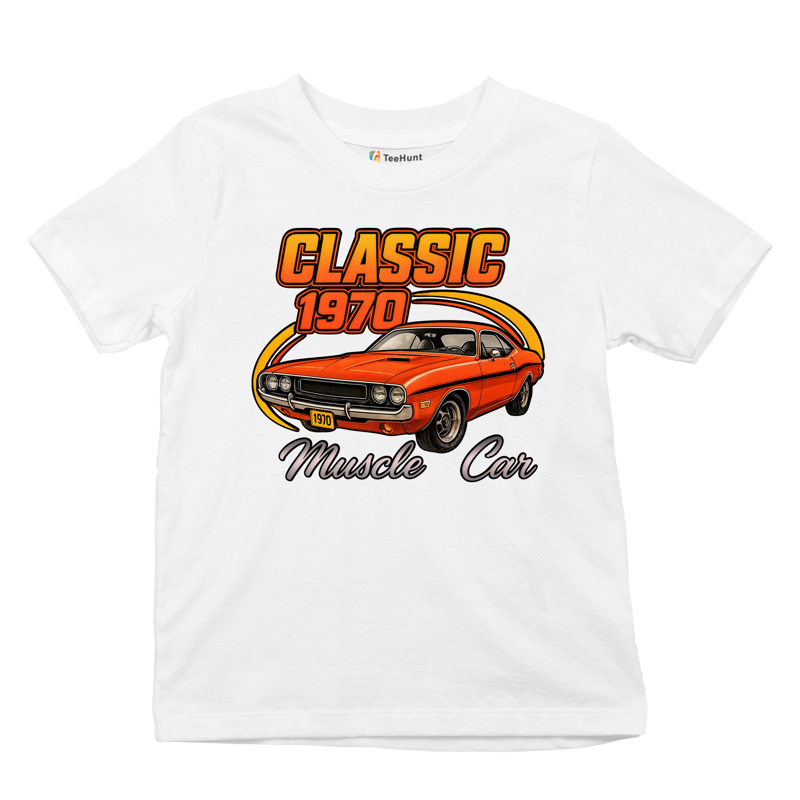 Classic 1970 Muscle Car Youth T-shirt American Legendary Performance Kids - Picture 27 of 50