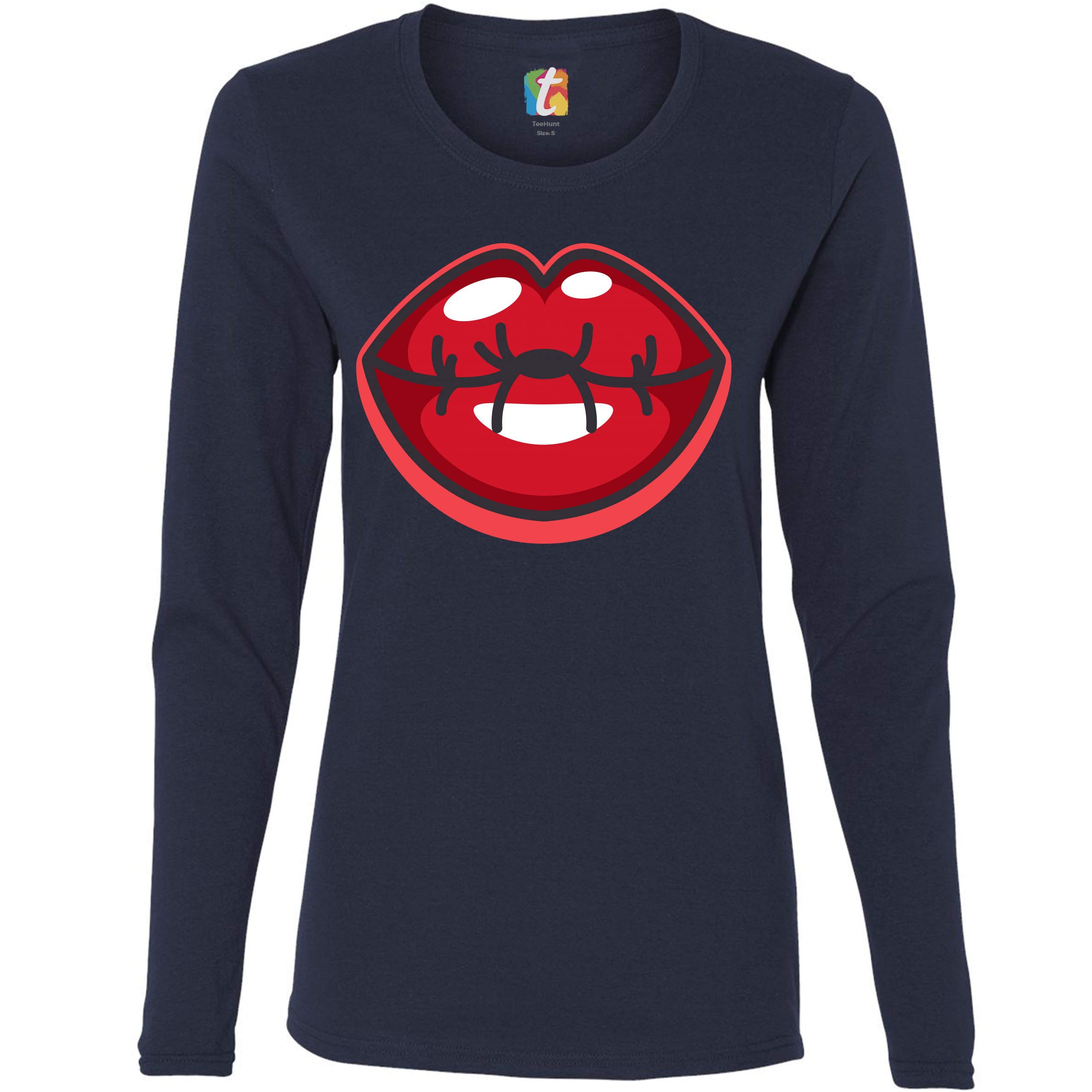 ax paris lips t shirt