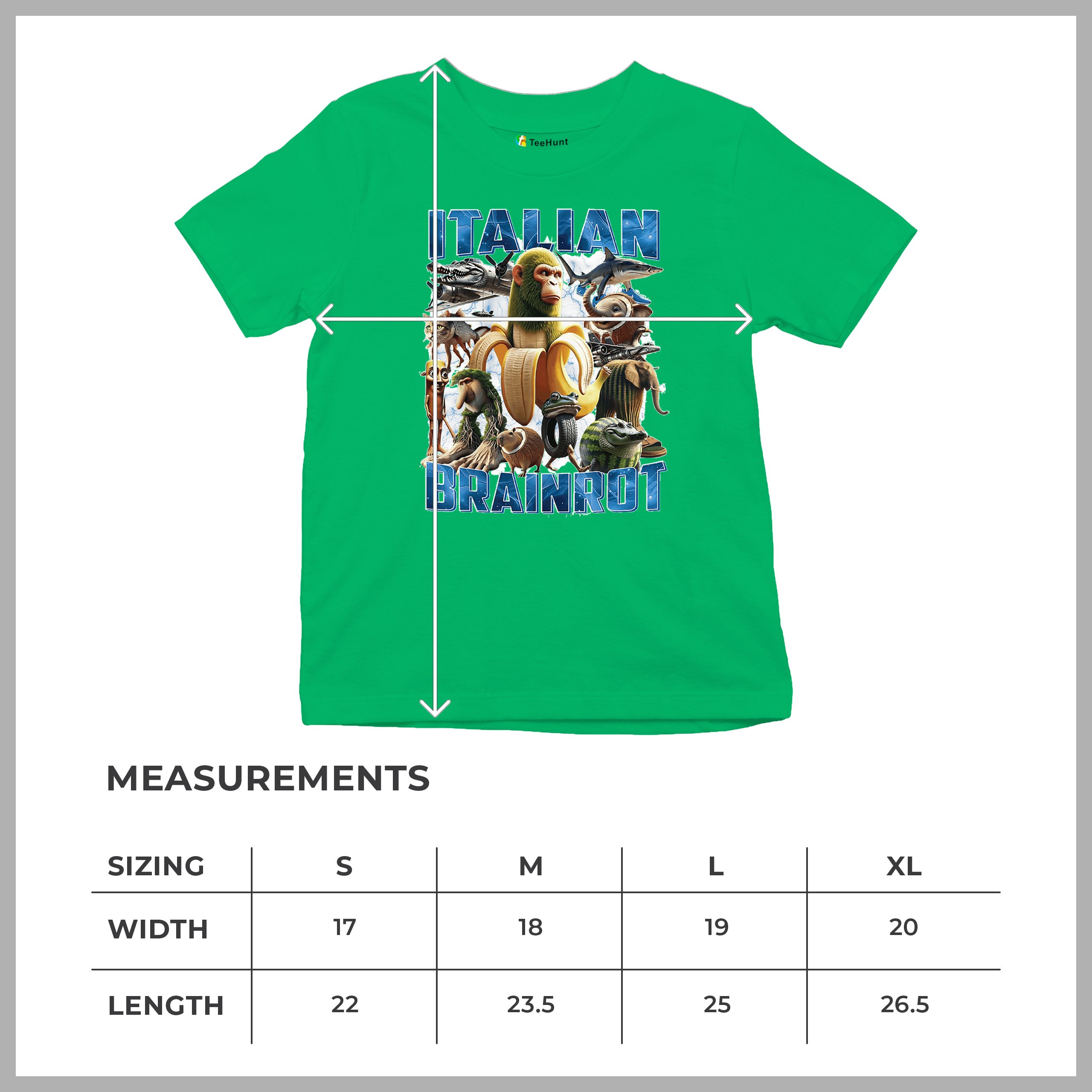 Italian Brainrot Youth T-shirt Funny Absurd Gen Z Internet Meme Trend Kids - Picture 36 of 50