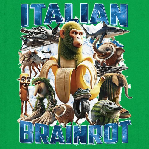 Italian Brainrot Youth T-shirt Funny Absurd Gen Z Internet Meme Trend Kids - Picture 32 of 50