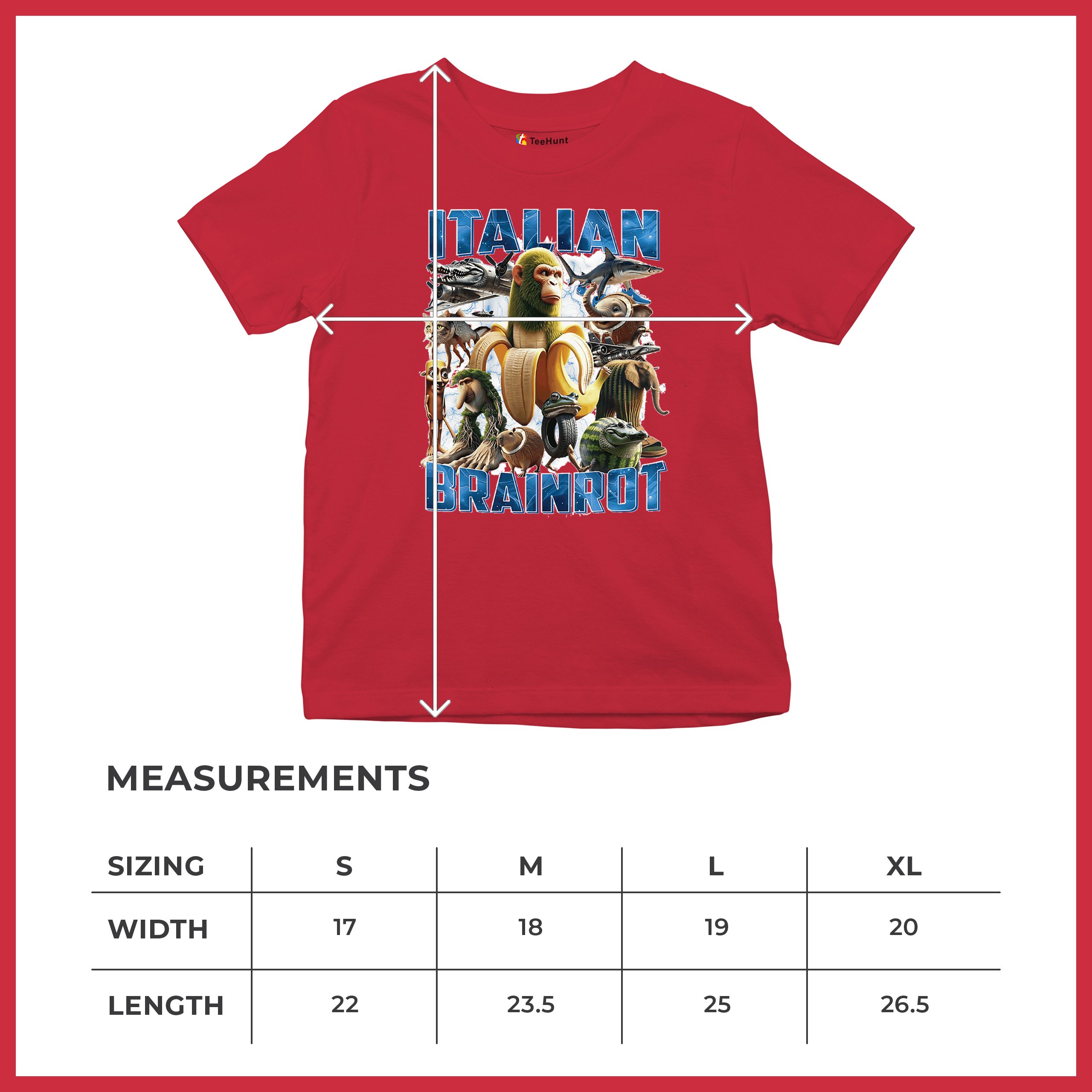 Italian Brainrot Youth T-shirt Funny Absurd Gen Z Internet Meme Trend Kids - Picture 22 of 50