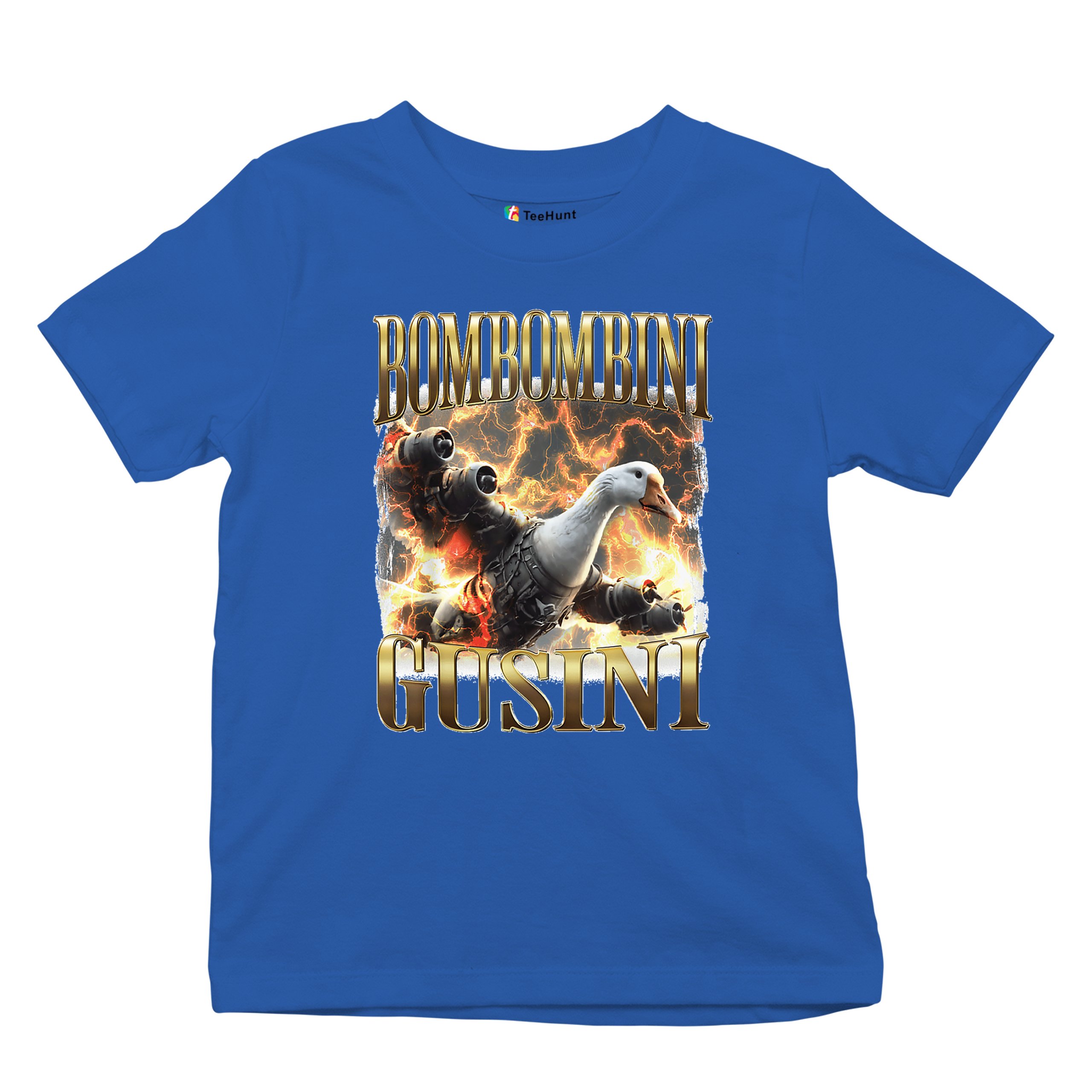 Bombombini Gusini Youth T-shirt Fun Italian Brainrot Gen Z Alpha Meme Kids - Picture 41 of 50