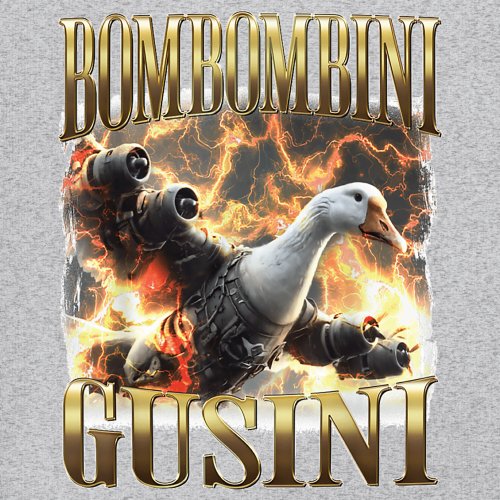 Bombombini Gusini Youth T-shirt Fun Italian Brainrot Gen Z Alpha Meme Kids - Picture 4 of 50