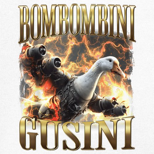Bombombini Gusini Youth T-shirt Fun Italian Brainrot Gen Z Alpha Meme Kids - Picture 25 of 50