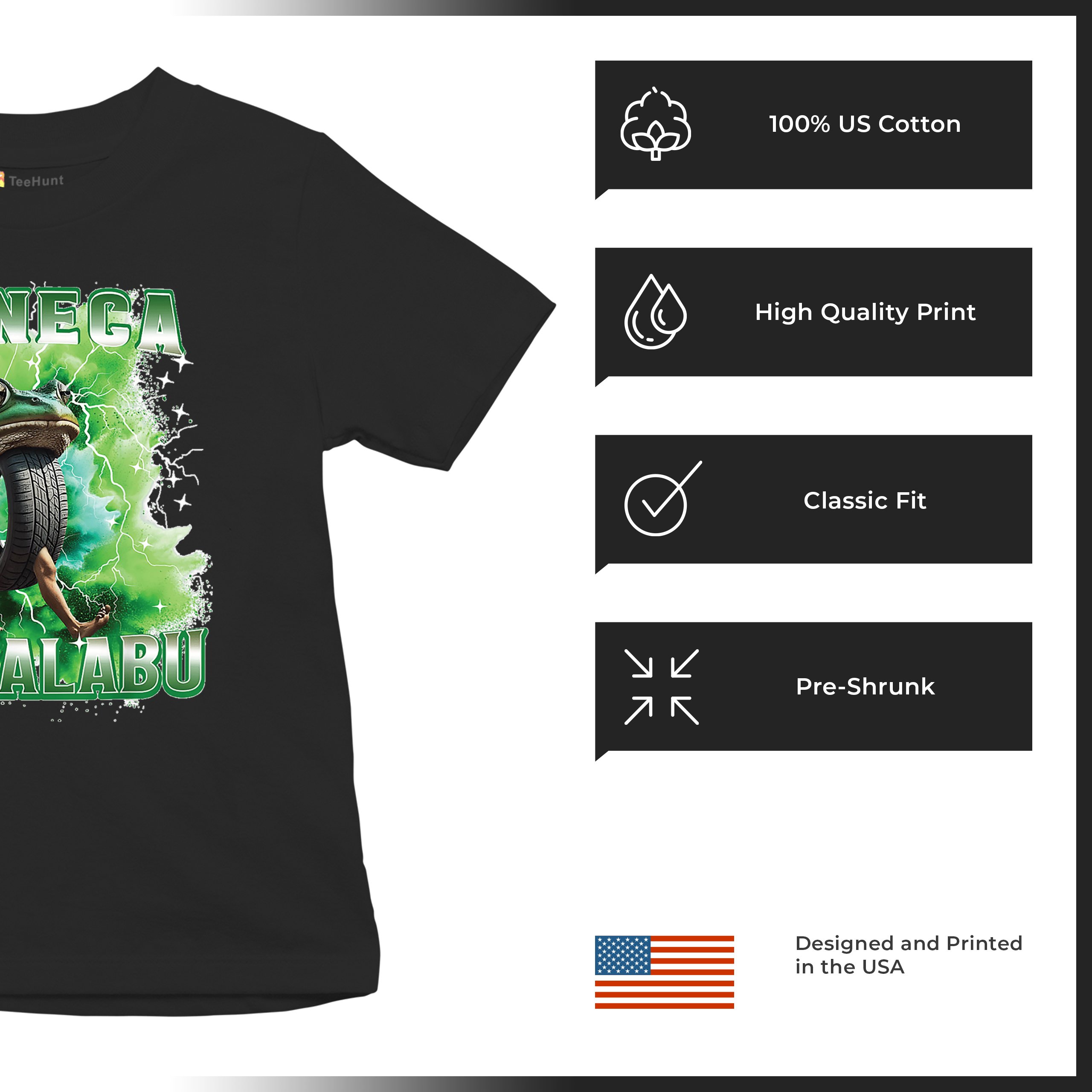 Boneca Ambalabu Youth T-shirt Funny Italian Brainrot Gen Z Alpha Meme Kids - Picture 7 of 50