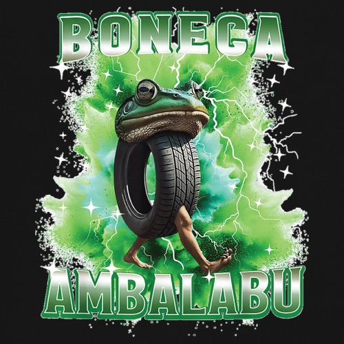 Boneca Ambalabu Youth T-shirt Funny Italian Brainrot Gen Z Alpha Meme Kids - Picture 4 of 50