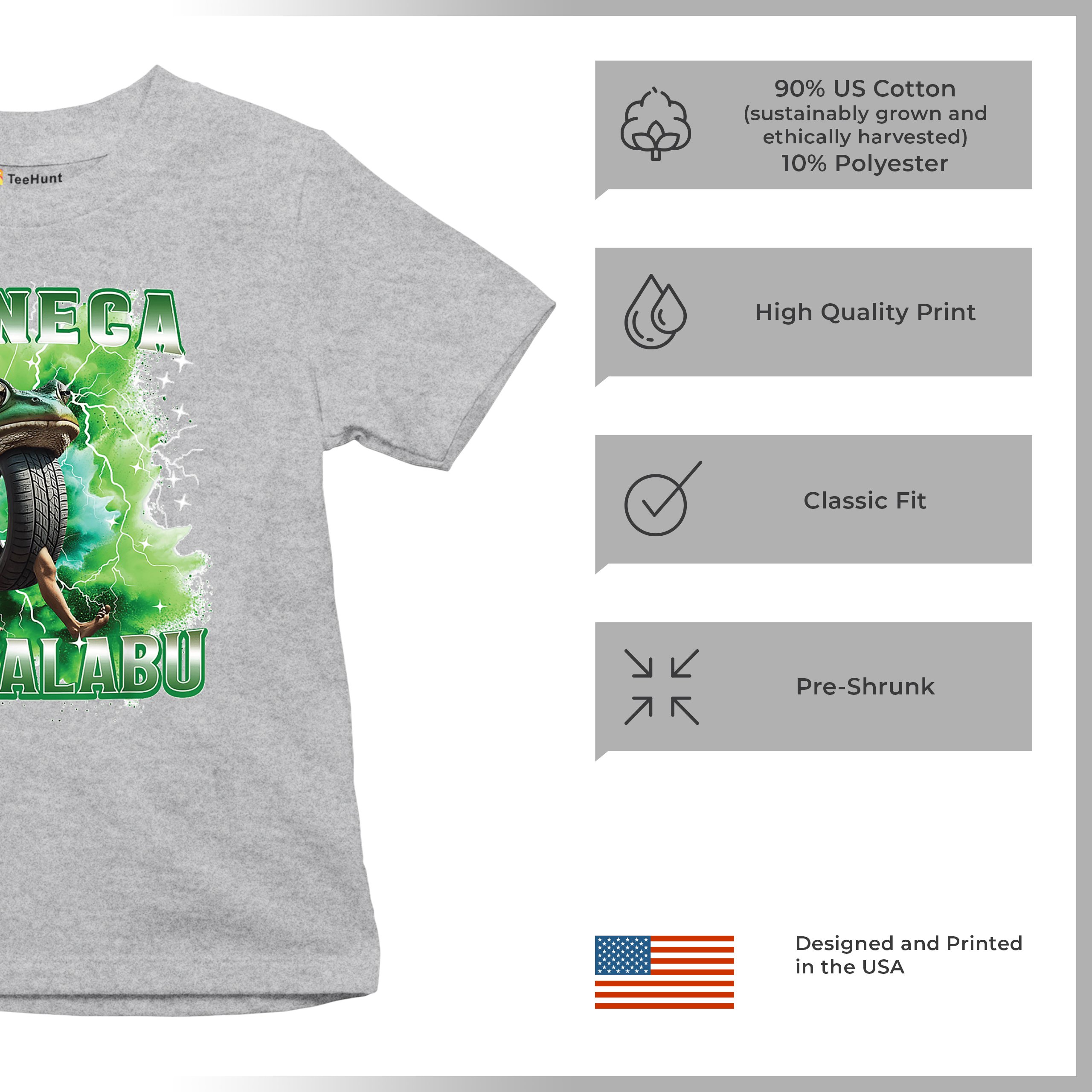 Boneca Ambalabu Youth T-shirt Funny Italian Brainrot Gen Z Alpha Meme Kids - Picture 14 of 50