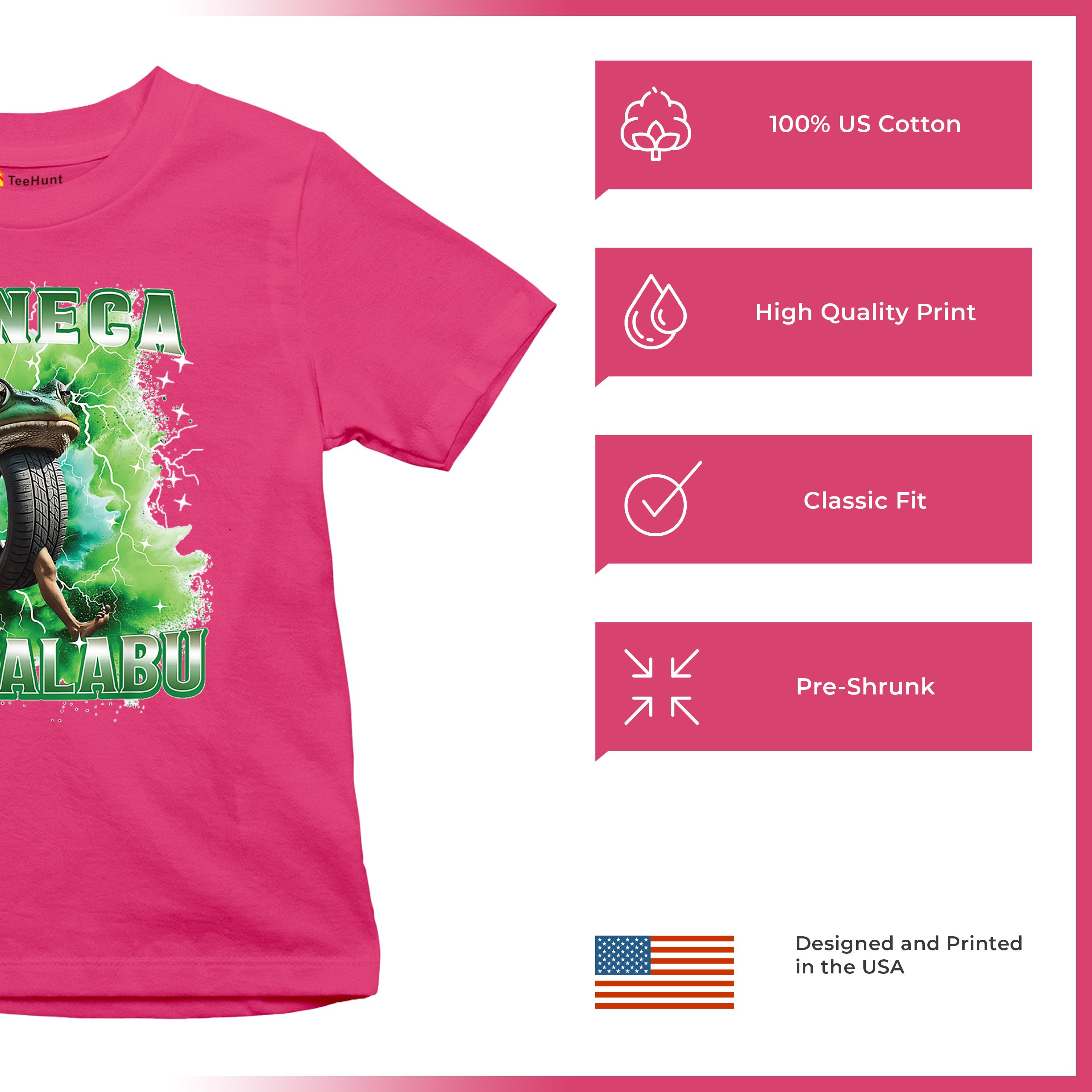 Boneca Ambalabu Youth T-shirt Funny Italian Brainrot Gen Z Alpha Meme Kids - Picture 49 of 50