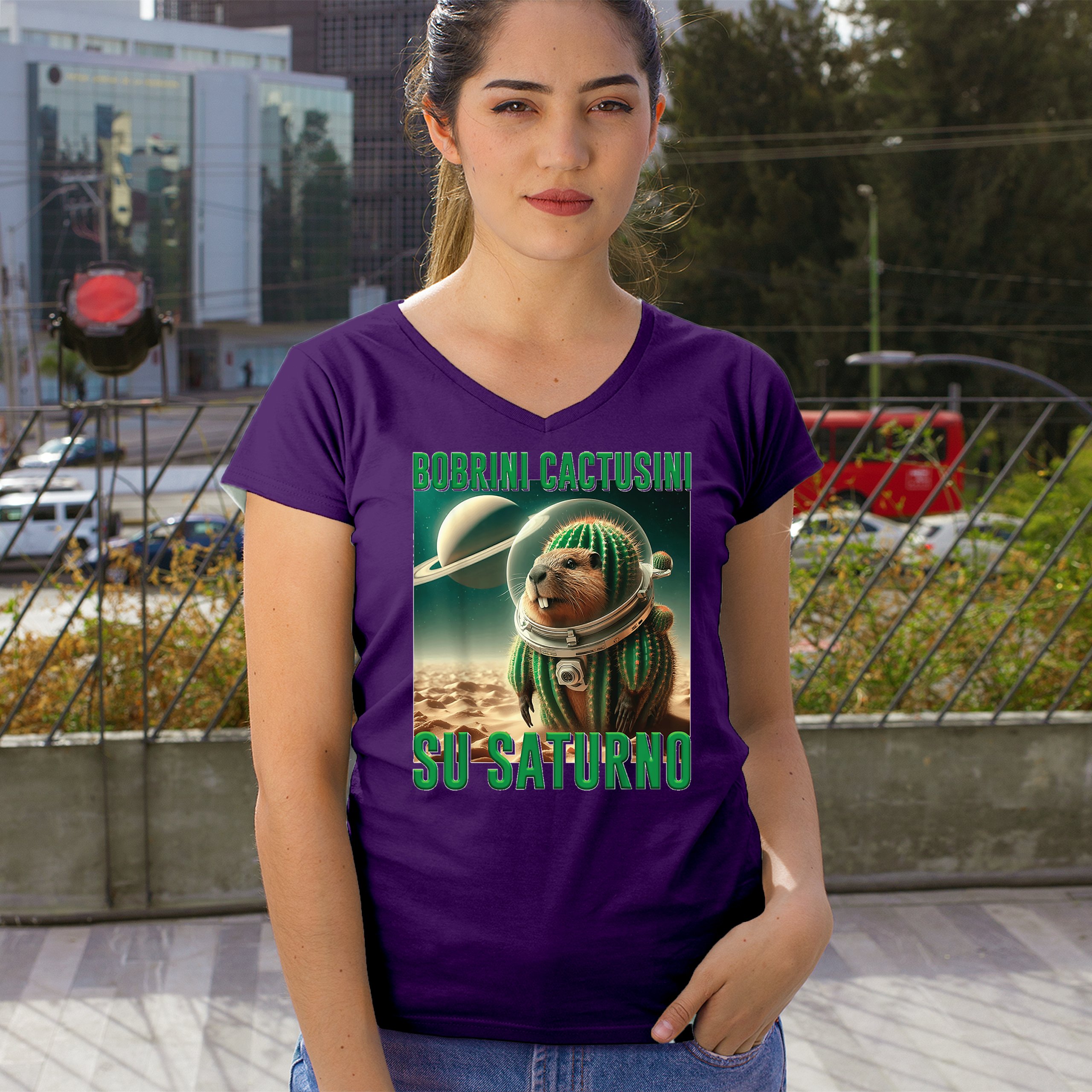 Women's Cactus Graphic T-Shirt – Retro 