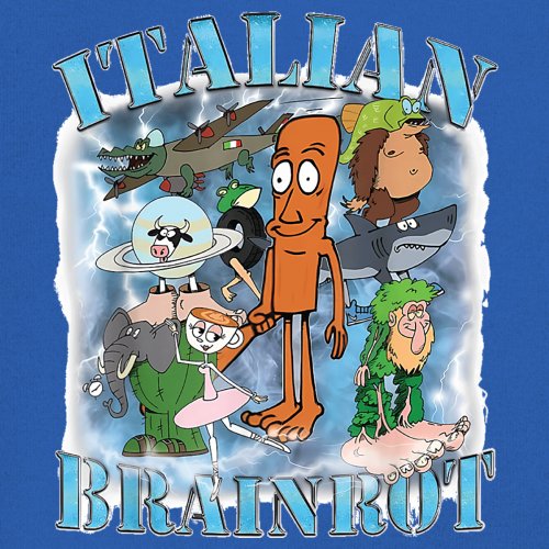 Italian Brainrot Meme Youth T-shirt Fun Gen Z Alpha Internet Meme Vibe Kids - Picture 18 of 50