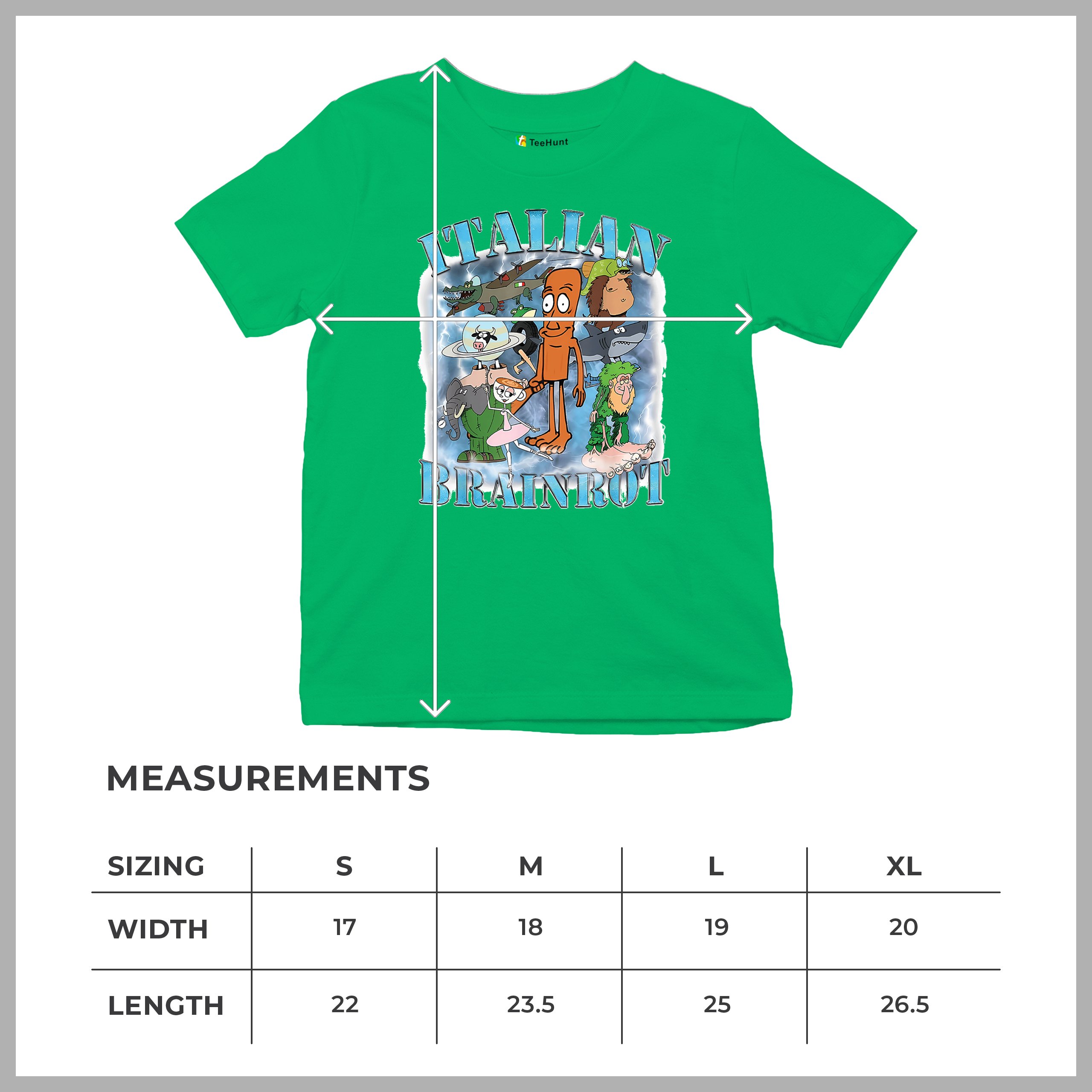 Italian Brainrot Meme Youth T-shirt Fun Gen Z Alpha Internet Meme Vibe Kids - Picture 43 of 50
