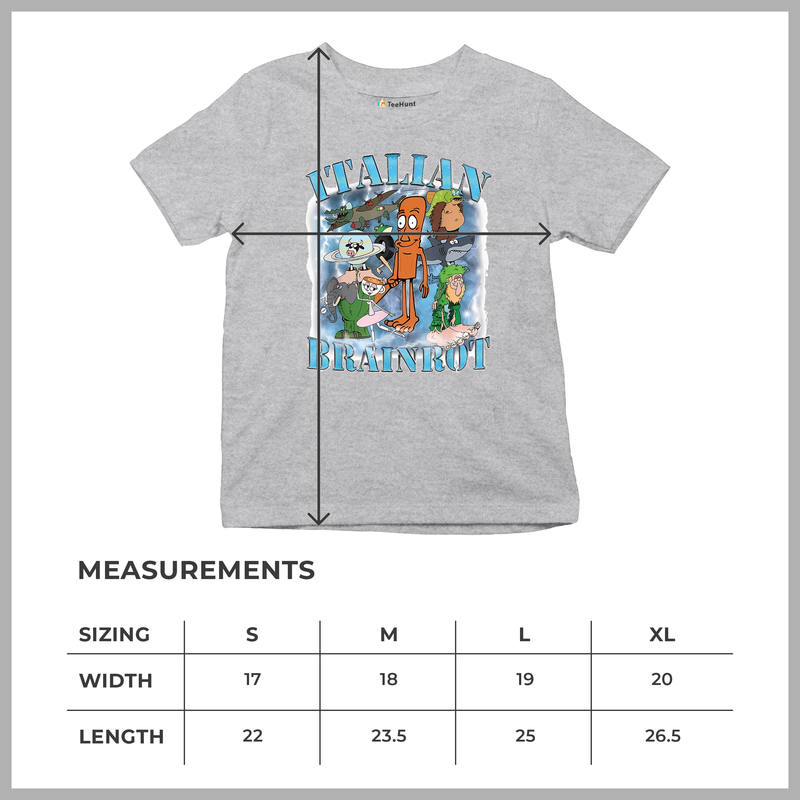 Italian Brainrot Meme Youth T-shirt Fun Gen Z Alpha Internet Meme Vibe Kids - Picture 15 of 50