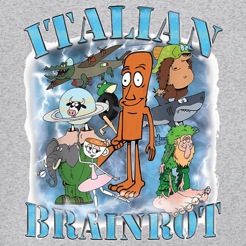 Italian Brainrot Meme Youth T-shirt Fun Gen Z Alpha Internet Meme Vibe Kids - Picture 11 of 50
