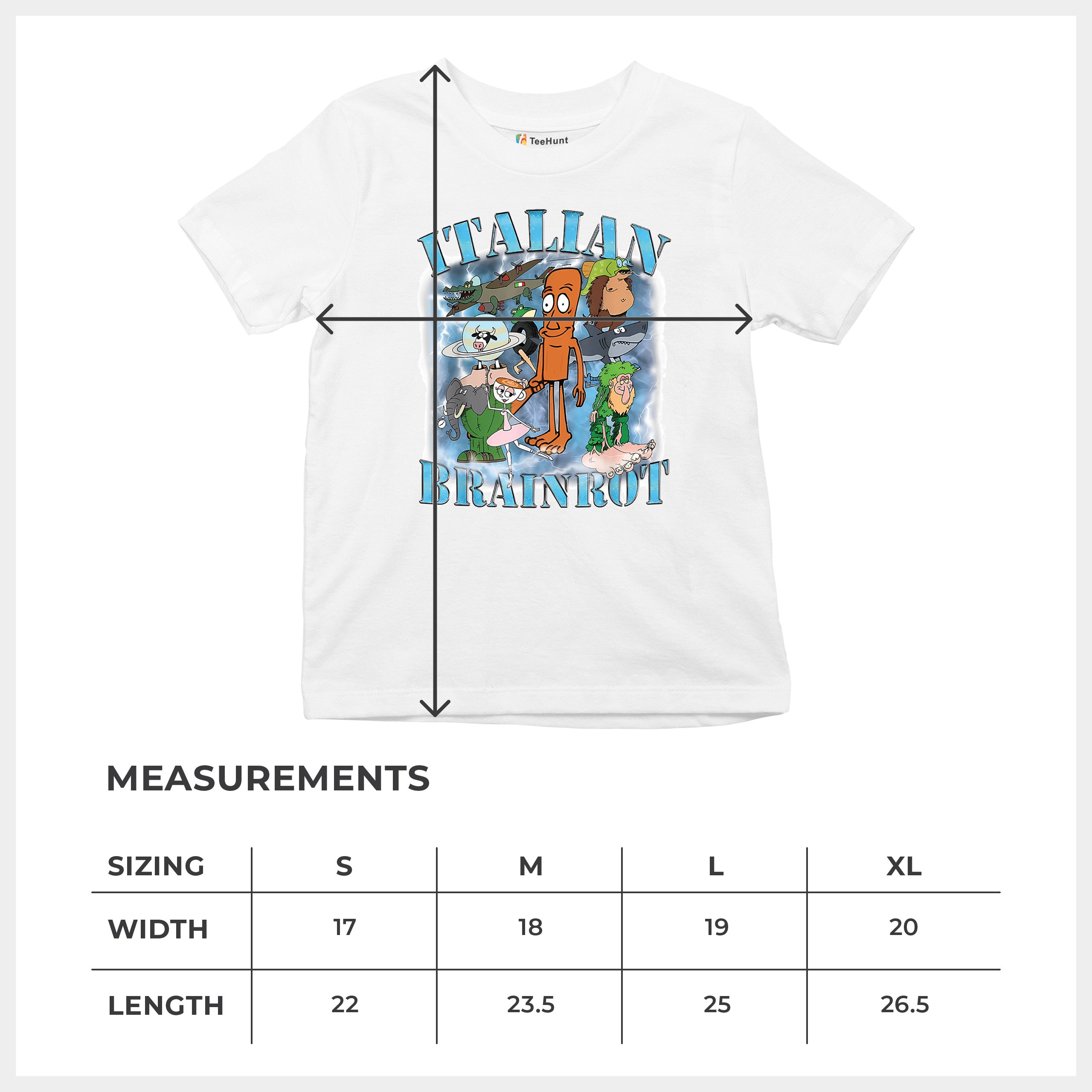 Italian Brainrot Meme Youth T-shirt Fun Gen Z Alpha Internet Meme Vibe Kids - Picture 36 of 50