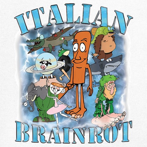 Italian Brainrot Meme Youth T-shirt Fun Gen Z Alpha Internet Meme Vibe Kids - Picture 32 of 50