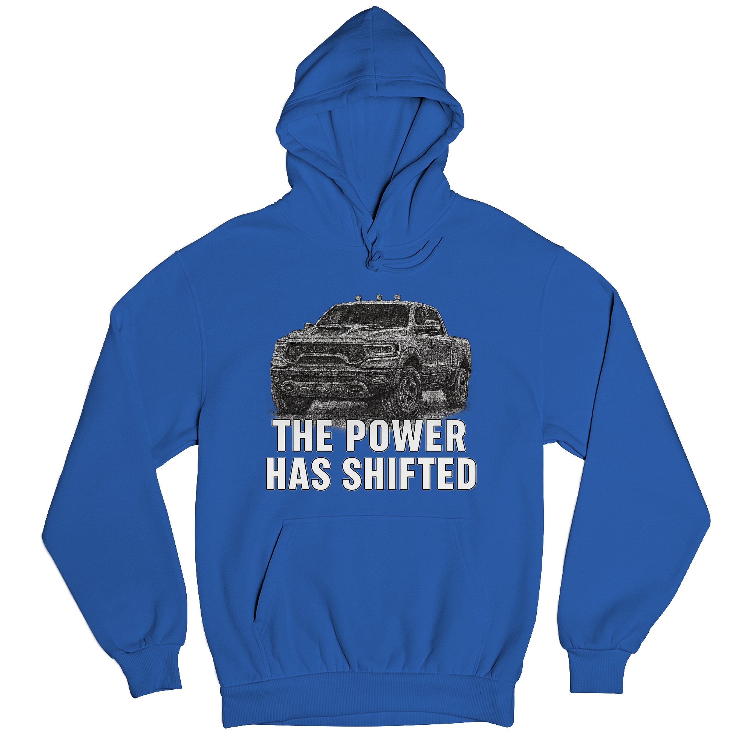 The Power Has Shifted Unisex Hoodie American 4x4 Offroad Pickup Truck - Picture 48 of 57