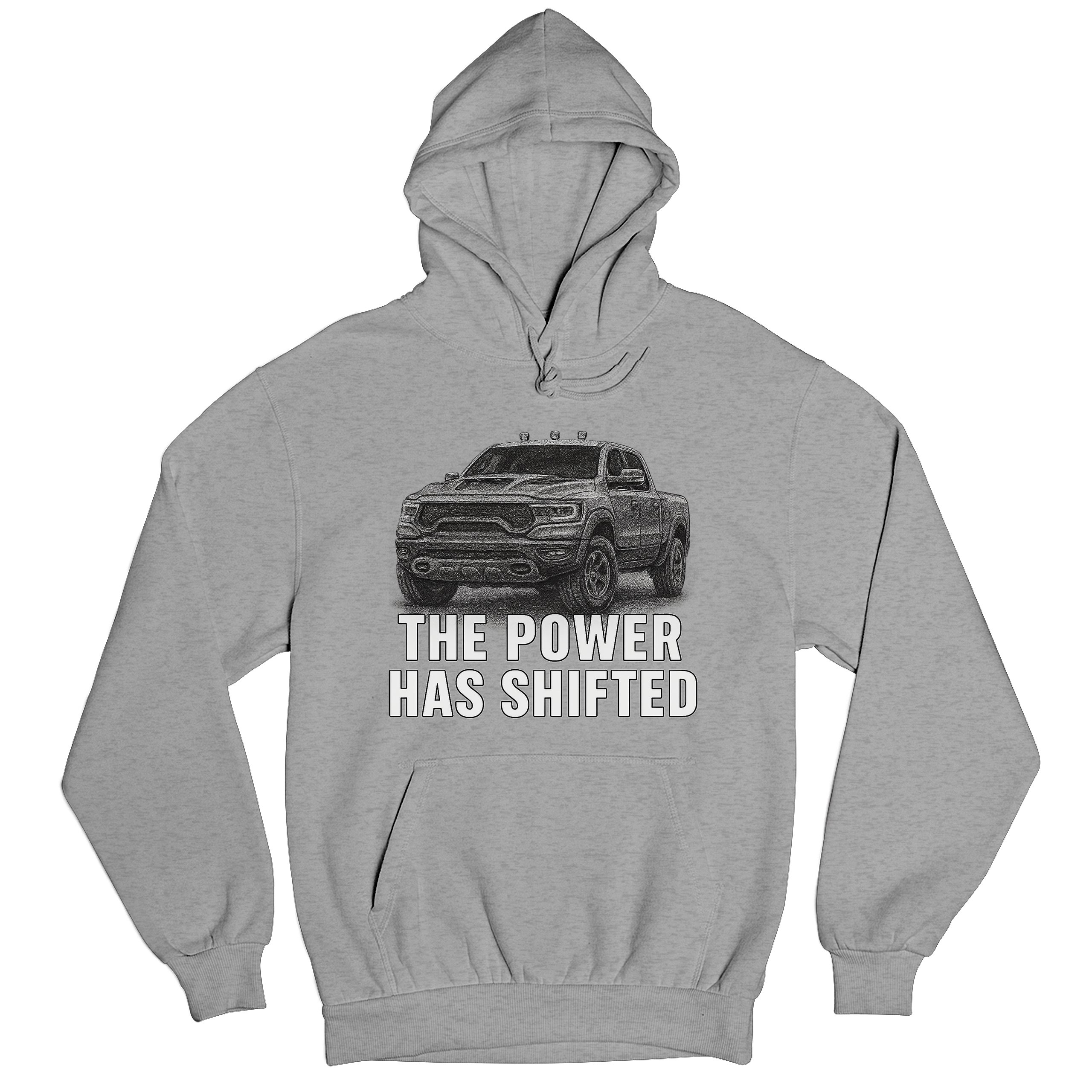 The Power Has Shifted Unisex Hoodie American 4x4 Offroad Pickup Truck - Picture 13 of 57