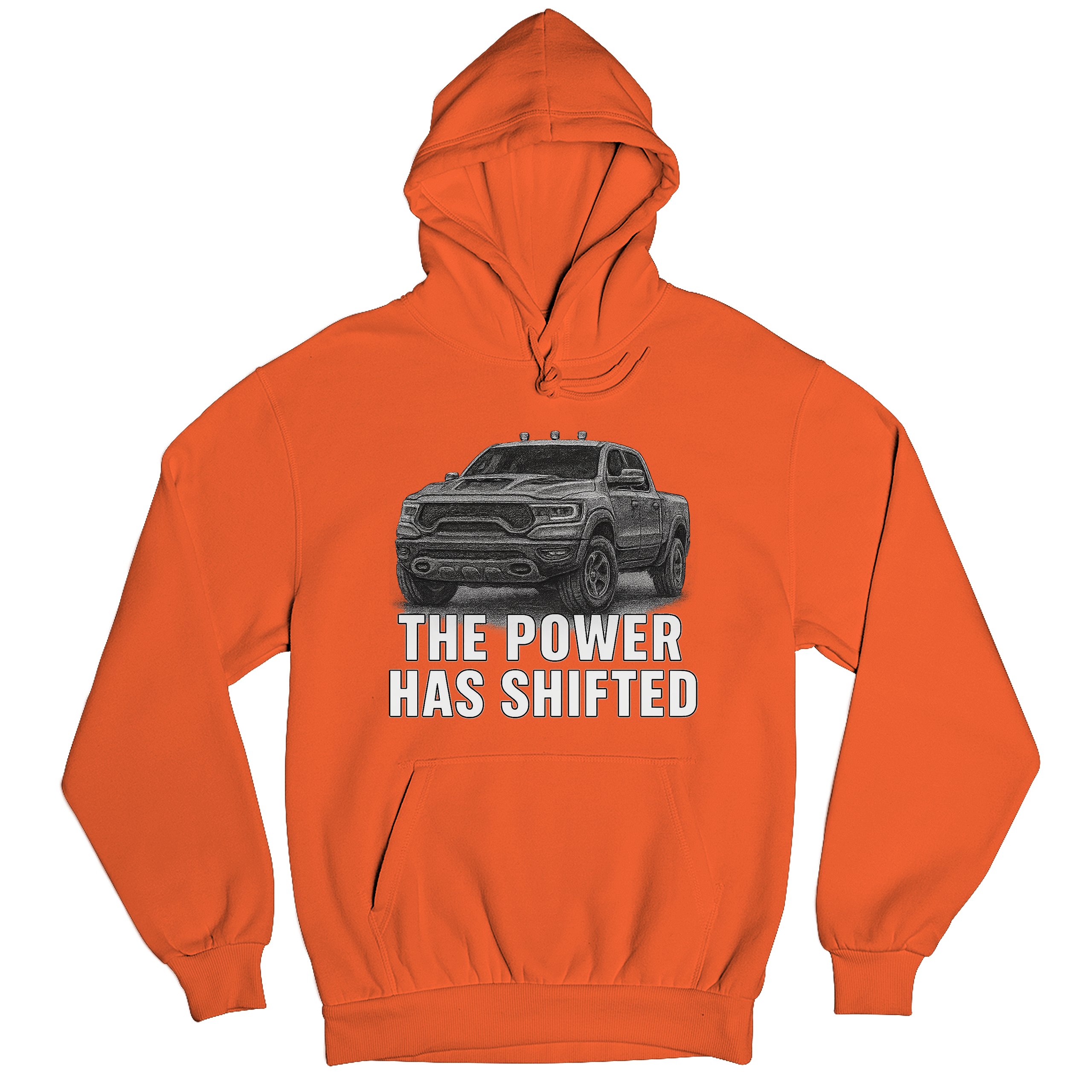 The Power Has Shifted Unisex Hoodie American 4x4 Offroad Pickup Truck - Picture 20 of 57