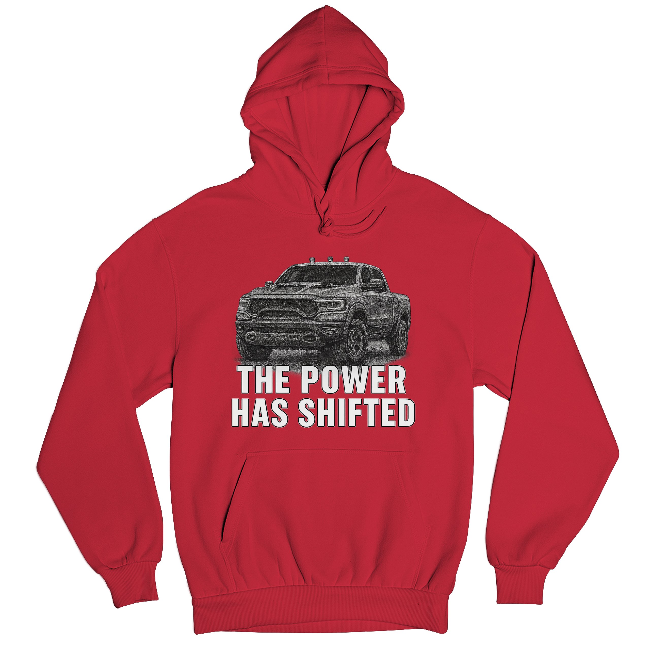 The Power Has Shifted Unisex Hoodie American 4x4 Offroad Pickup Truck - Picture 34 of 57