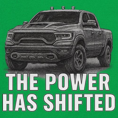 The Power Has Shifted Youth T-shirt American 4x4 Offroad Pickup Truck Kids - Picture 32 of 50