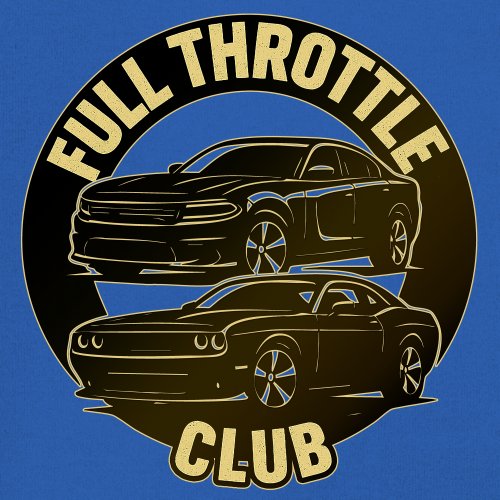 Full Throttle Club Youth T-shirt American Muscle Car Performance Power Kids - Picture 39 of 50