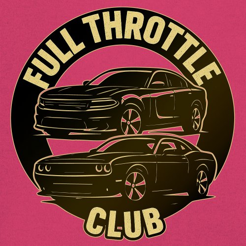 Full Throttle Club Youth T-shirt American Muscle Car Performance Power Kids - Picture 46 of 50