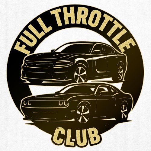 Full Throttle Club Youth T-shirt American Muscle Car Performance Power Kids - Picture 25 of 50