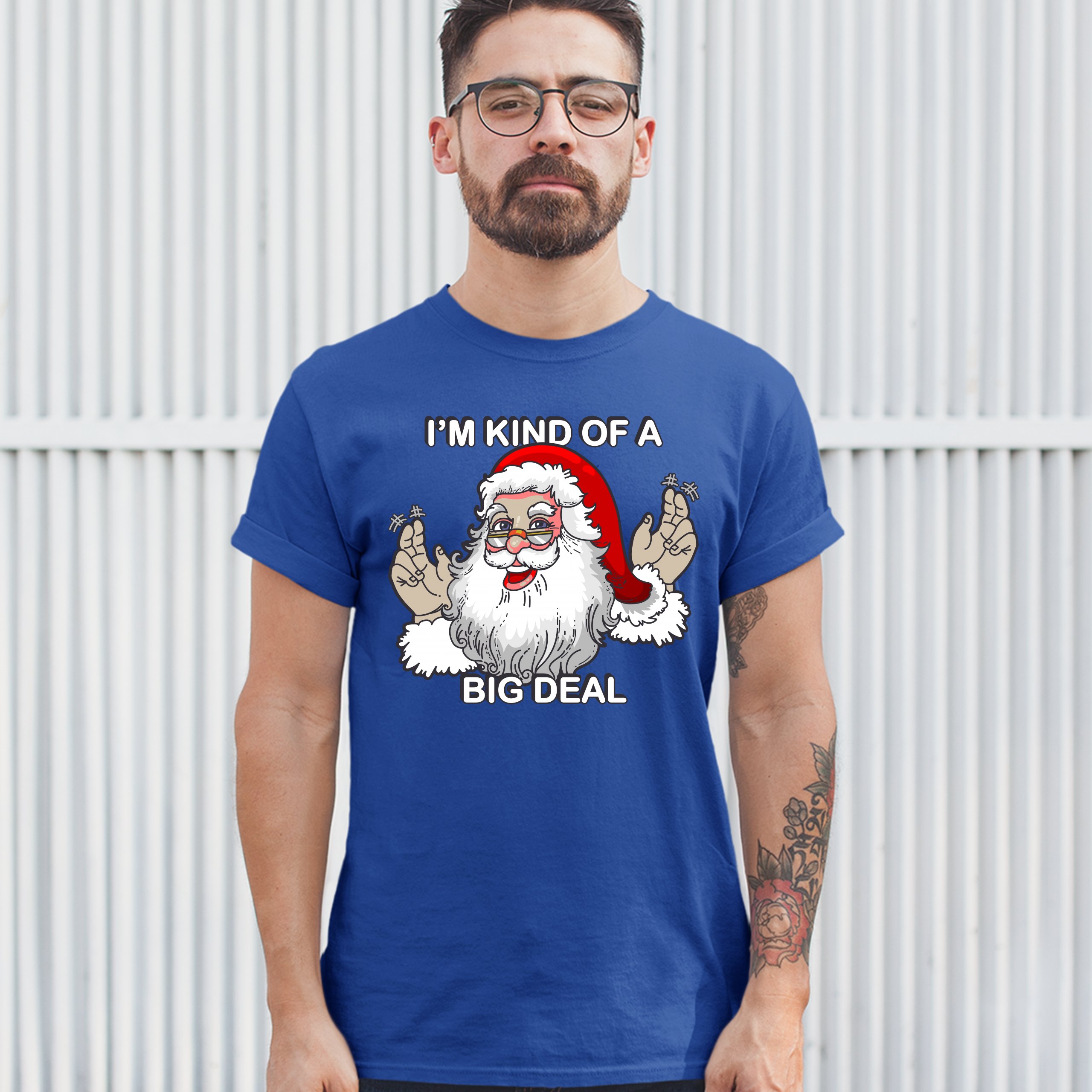 I'm Kind of a Big Deal T-shirt Funny Santa Claus Merry Christmas Men's Tee - Picture 61 of 65