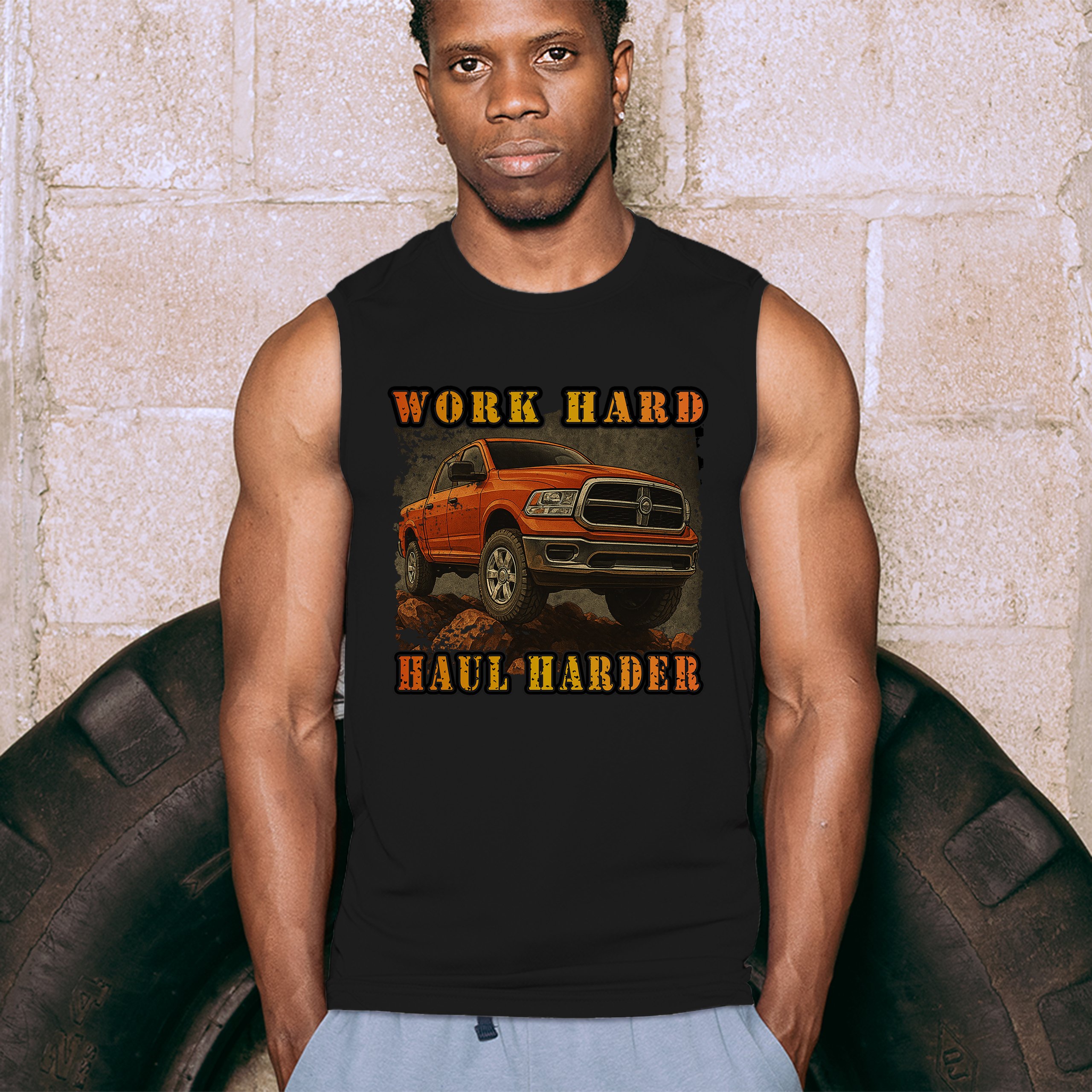 ALTRA Camicia Muscolare Uomo Lavoro Hard Haul Hard Pickup Americano Fuoristrada 4x4