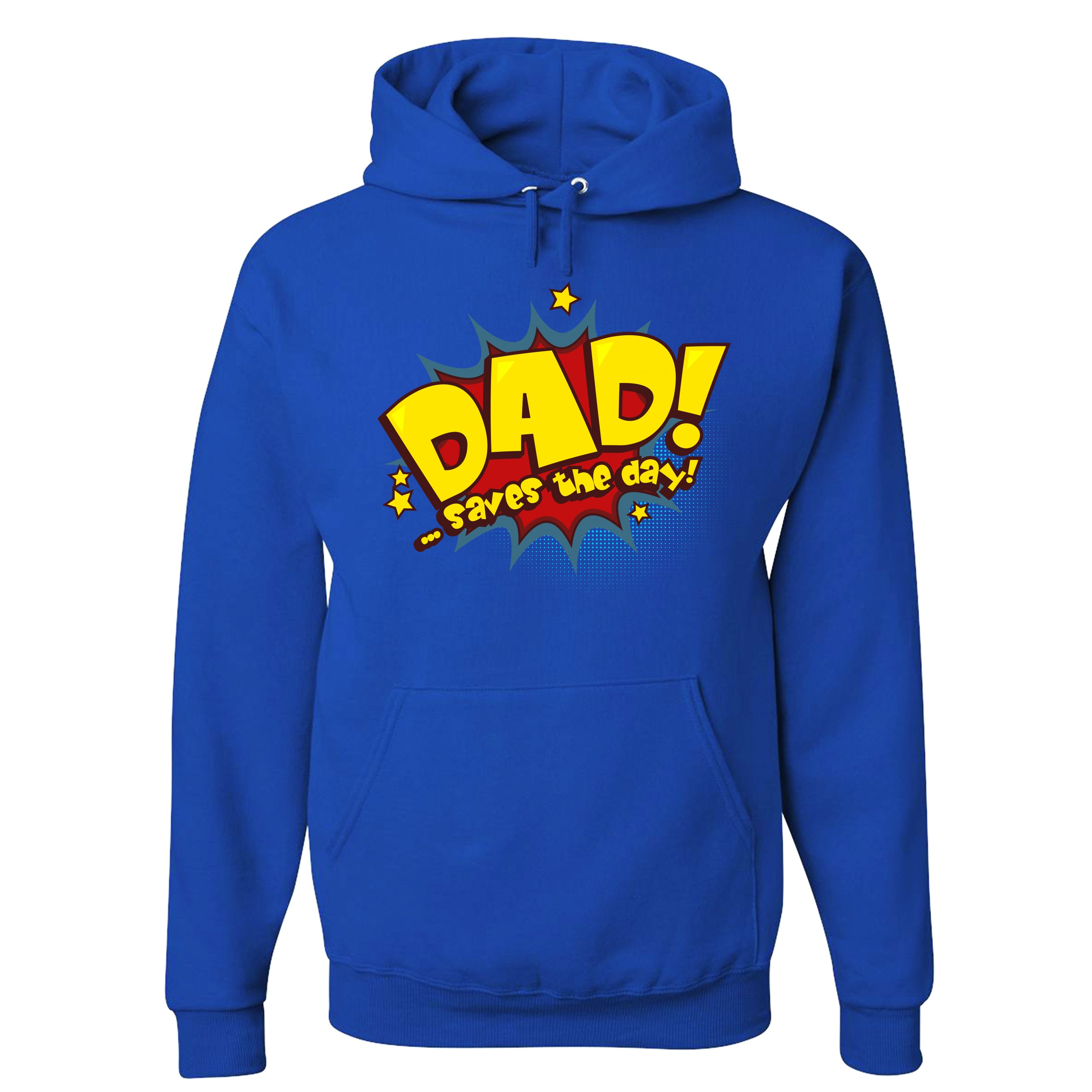 Dad Saves the Day! Sweatshirt Father's Day World's Greatest Dad Hoodie - Picture 23 of 29