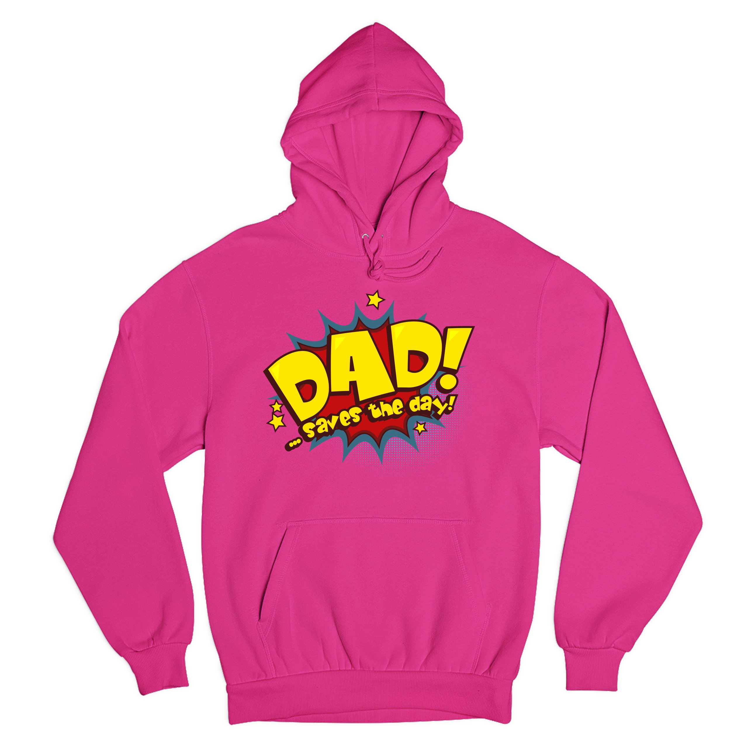 Dad Saves the Day! Sweatshirt Father's Day World's Greatest Dad Hoodie - Picture 26 of 29