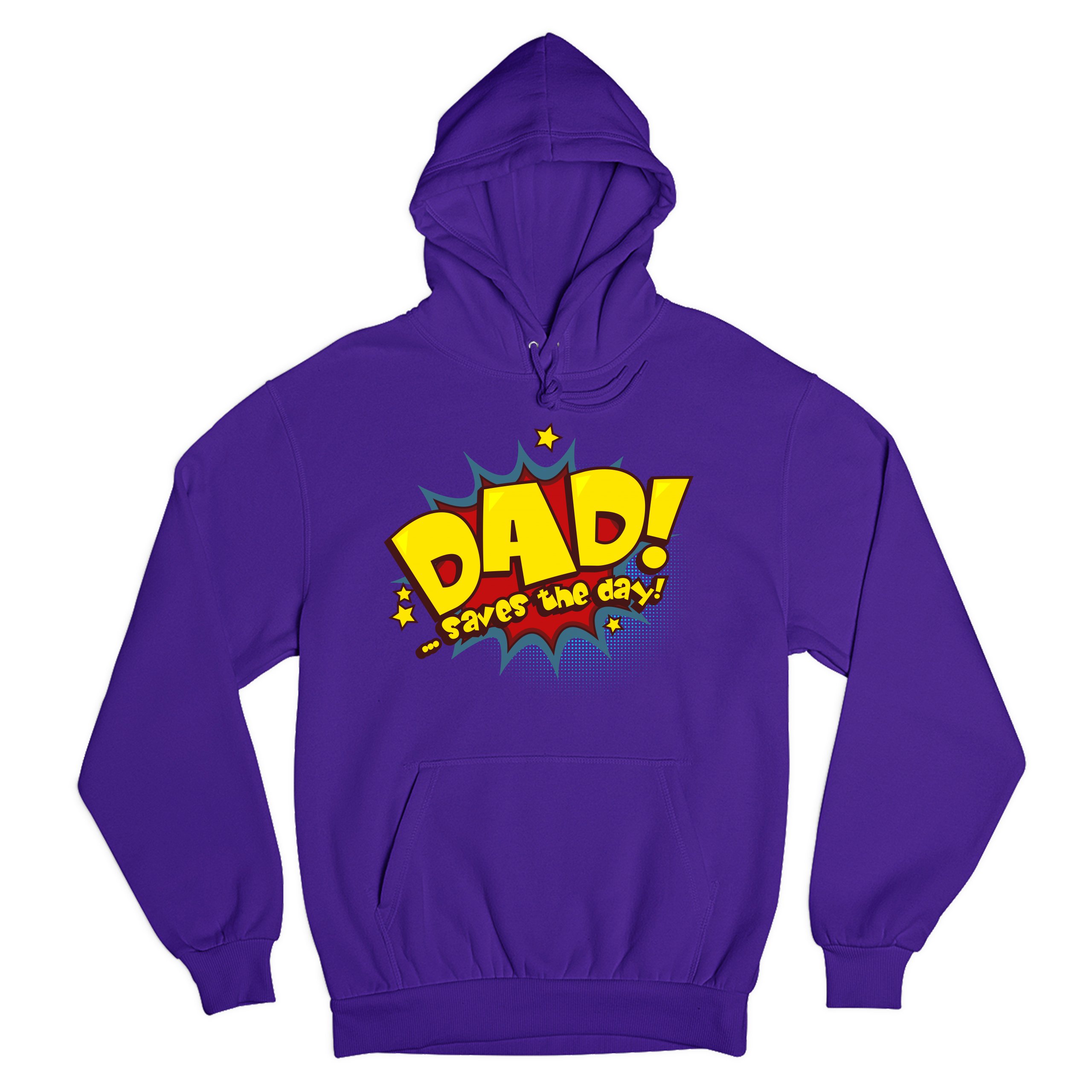 Dad Saves the Day! Sweatshirt Father's Day World's Greatest Dad Hoodie - Picture 10 of 29