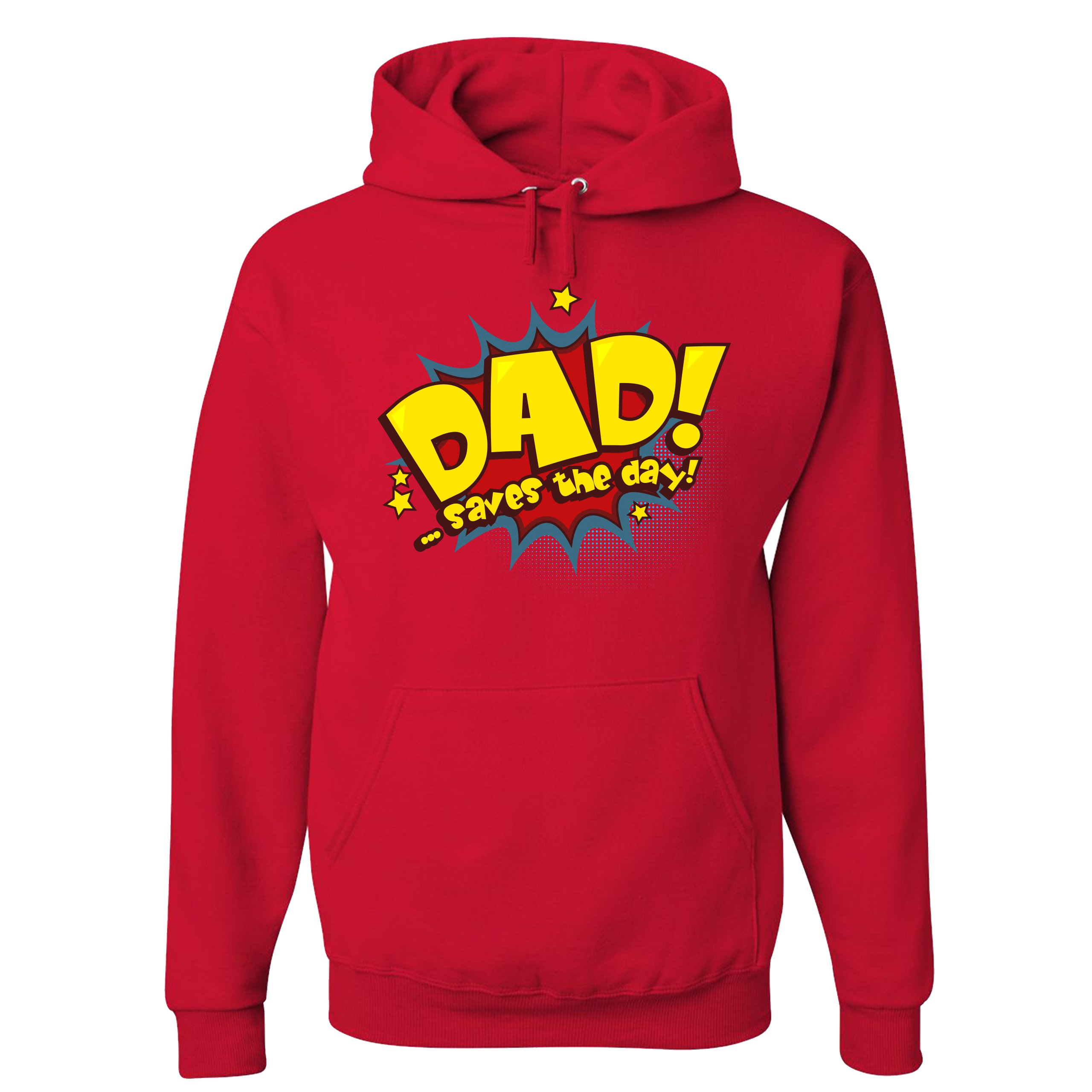 Dad Saves the Day! Sweatshirt Father's Day World's Greatest Dad Hoodie - Picture 15 of 29