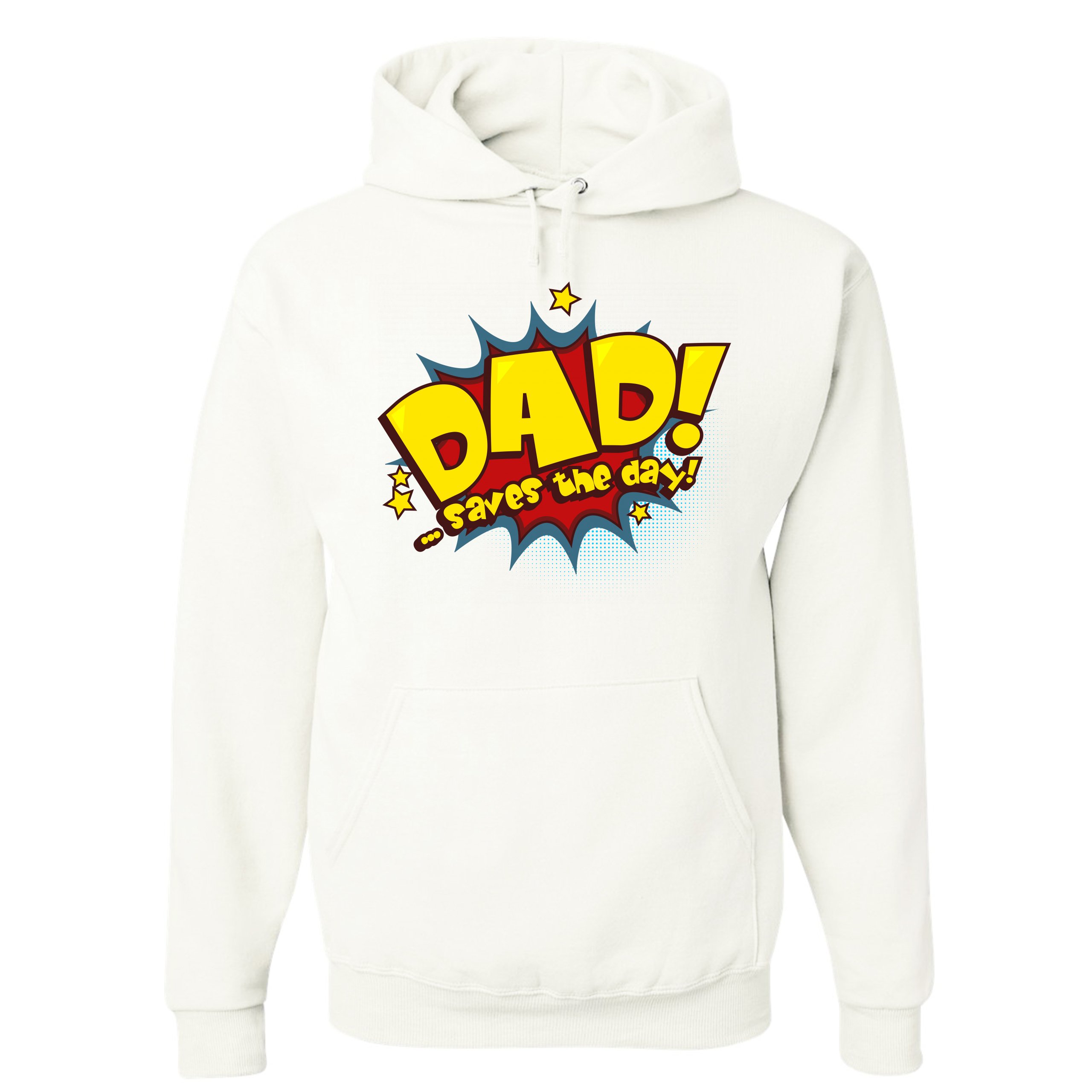 Dad Saves the Day! Sweatshirt Father's Day World's Greatest Dad Hoodie - Picture 19 of 29