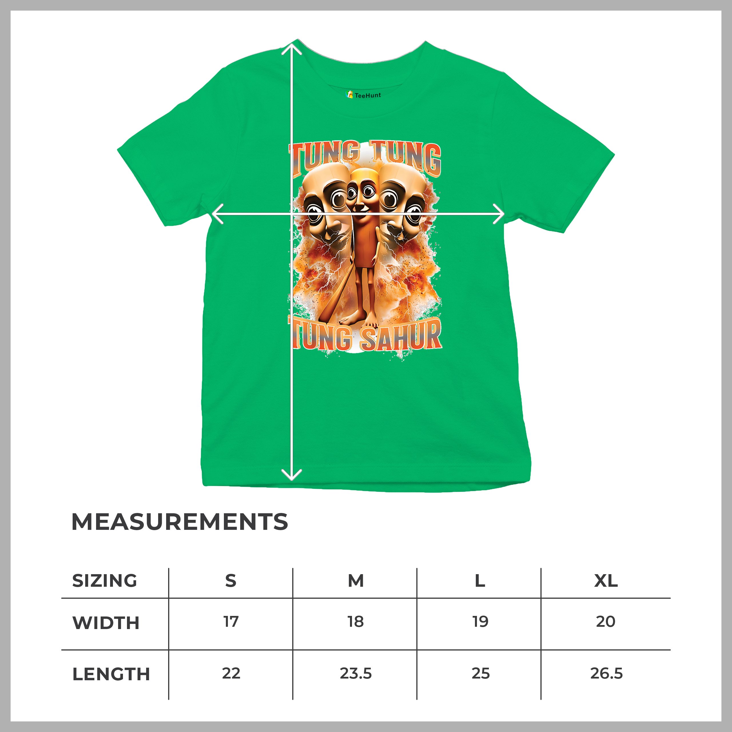 Tung Tung Tung Sahur Youth T-shirt Funny Italian Brainrot Meme VIbe Kids - Picture 36 of 50