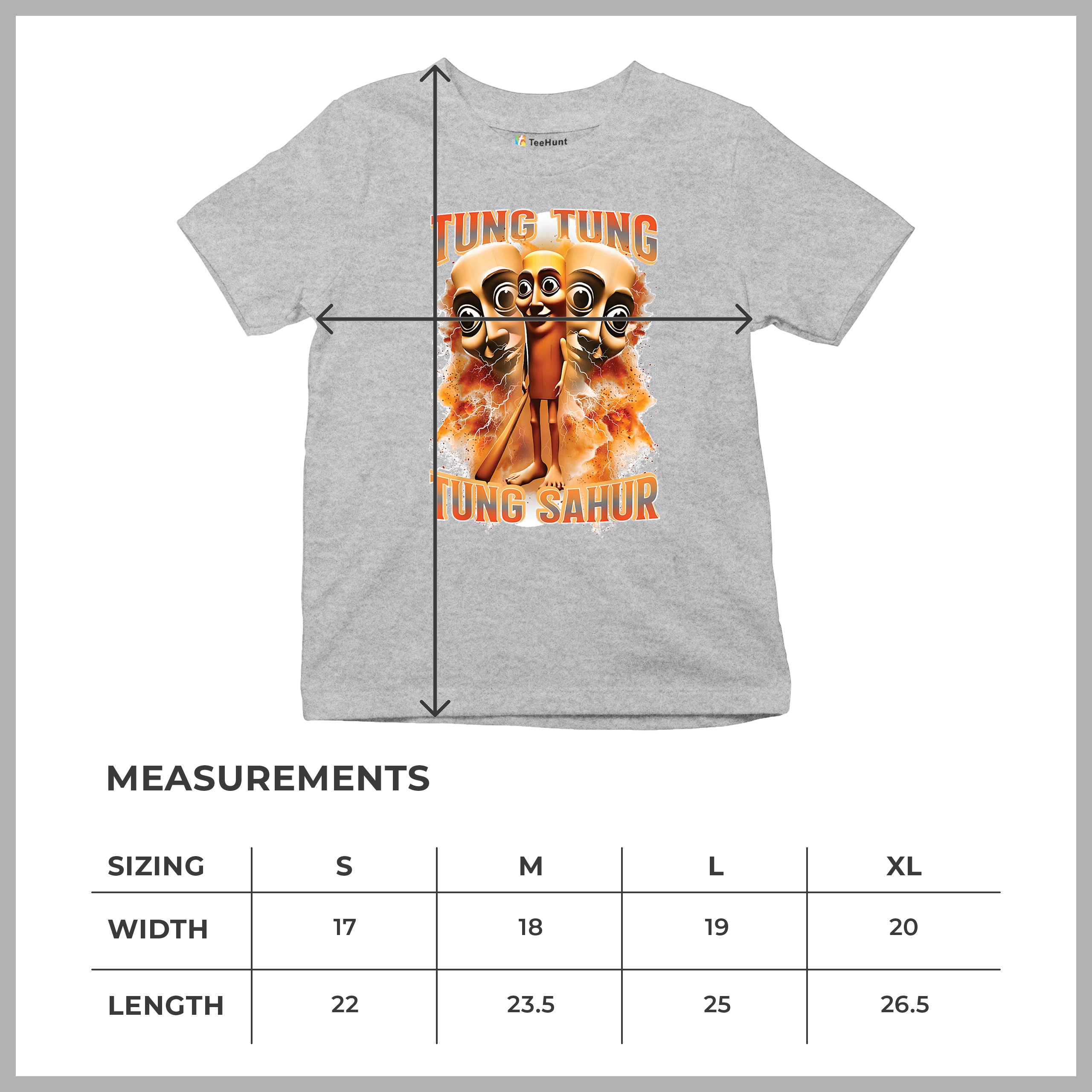 Tung Tung Tung Sahur Youth T-shirt Funny Italian Brainrot Meme VIbe Kids - Picture 15 of 50