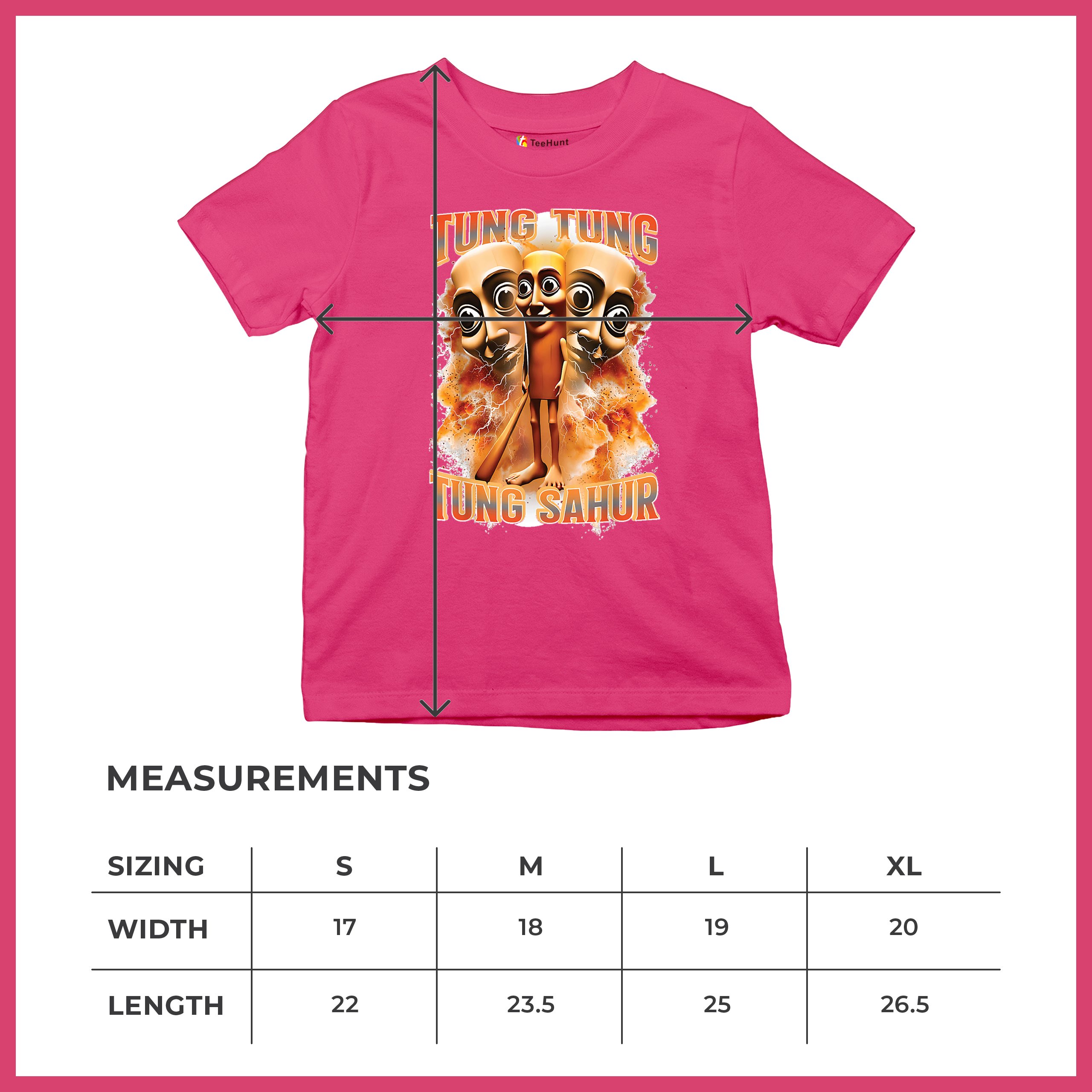 Tung Tung Tung Sahur Youth T-shirt Funny Italian Brainrot Meme VIbe Kids - Picture 50 of 50