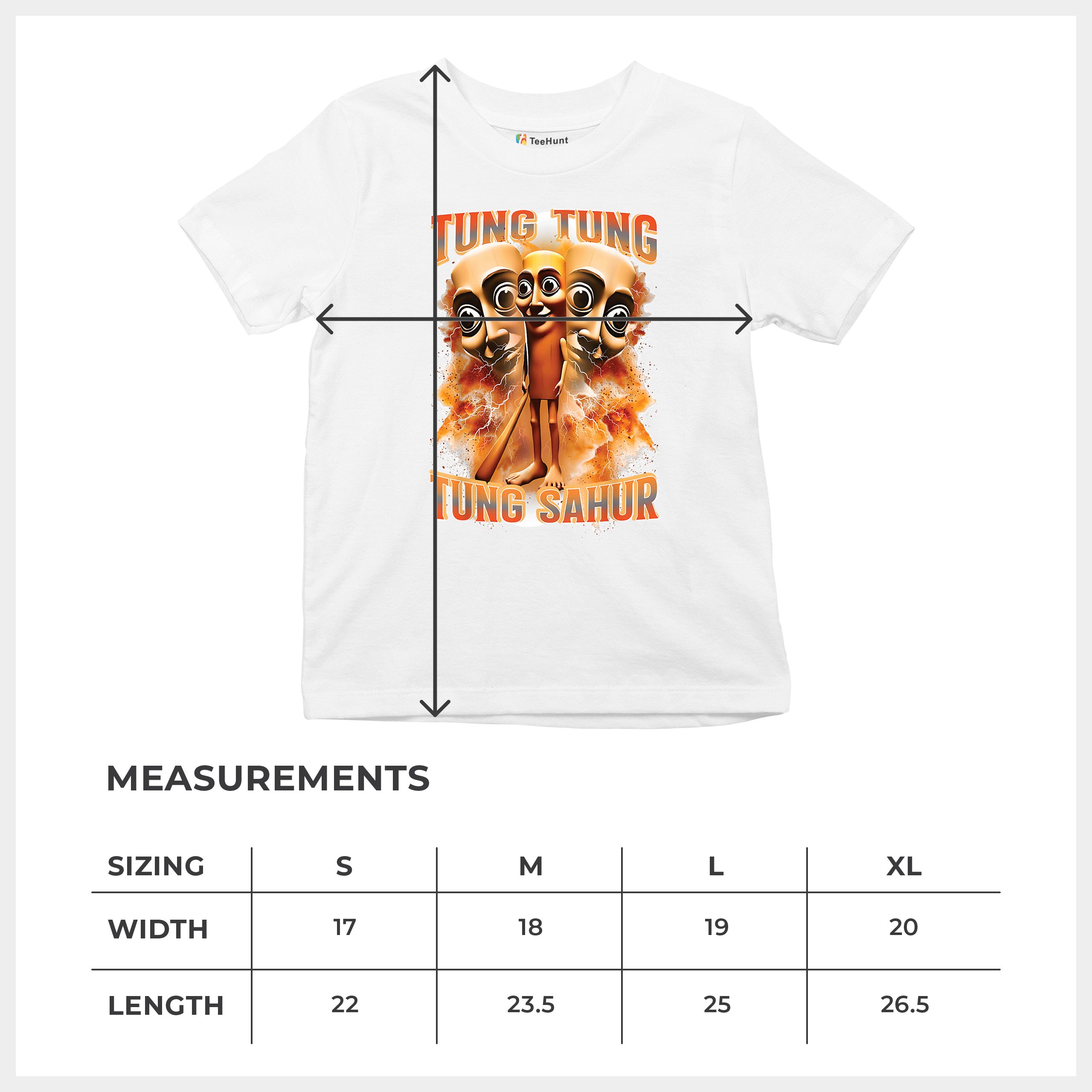 Tung Tung Tung Sahur Youth T-shirt Funny Italian Brainrot Meme VIbe Kids - Picture 29 of 50