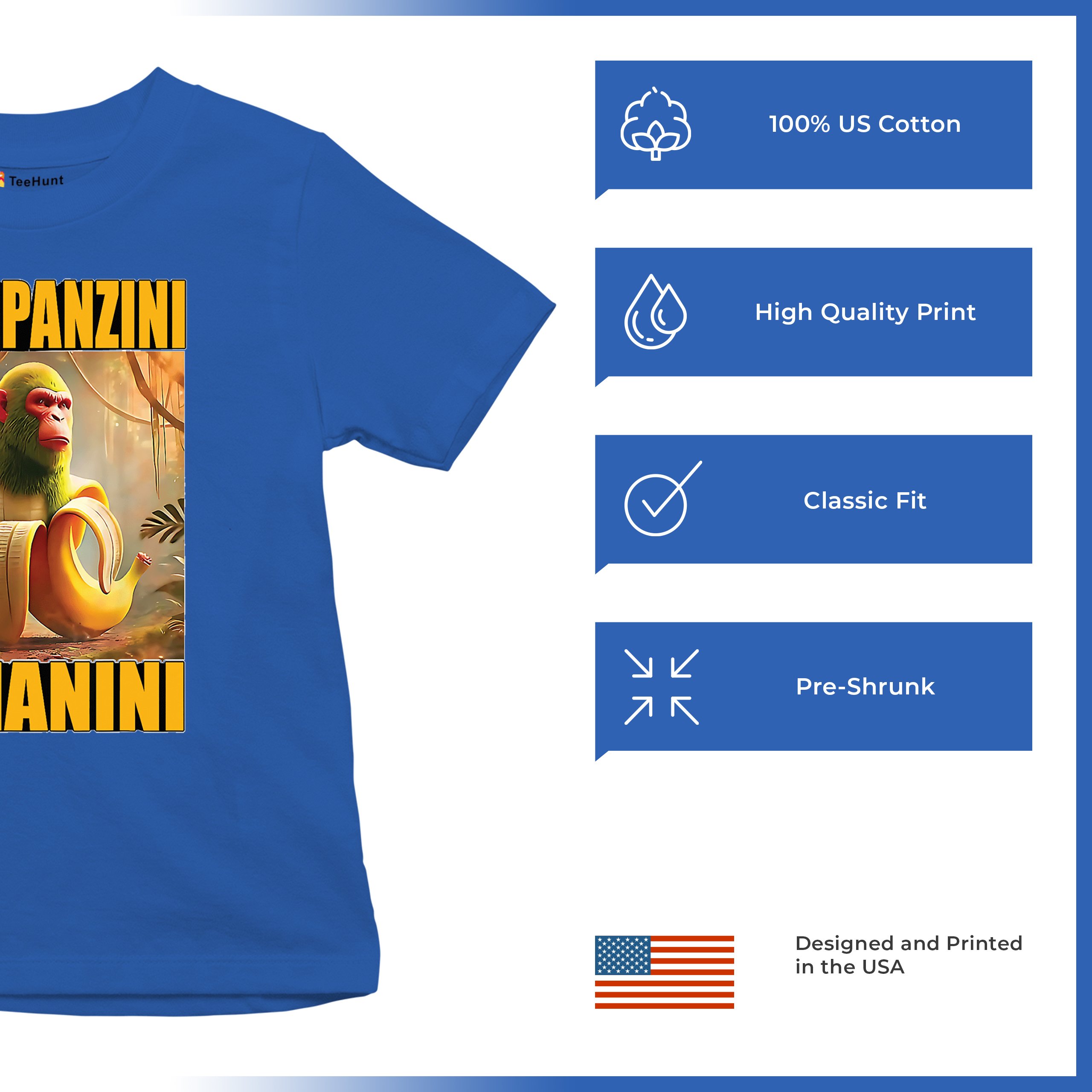 Champanzini Bananini Youth T-shirt Italian Brainrot Gen Z Alpha Meme Kids - Picture 42 of 50