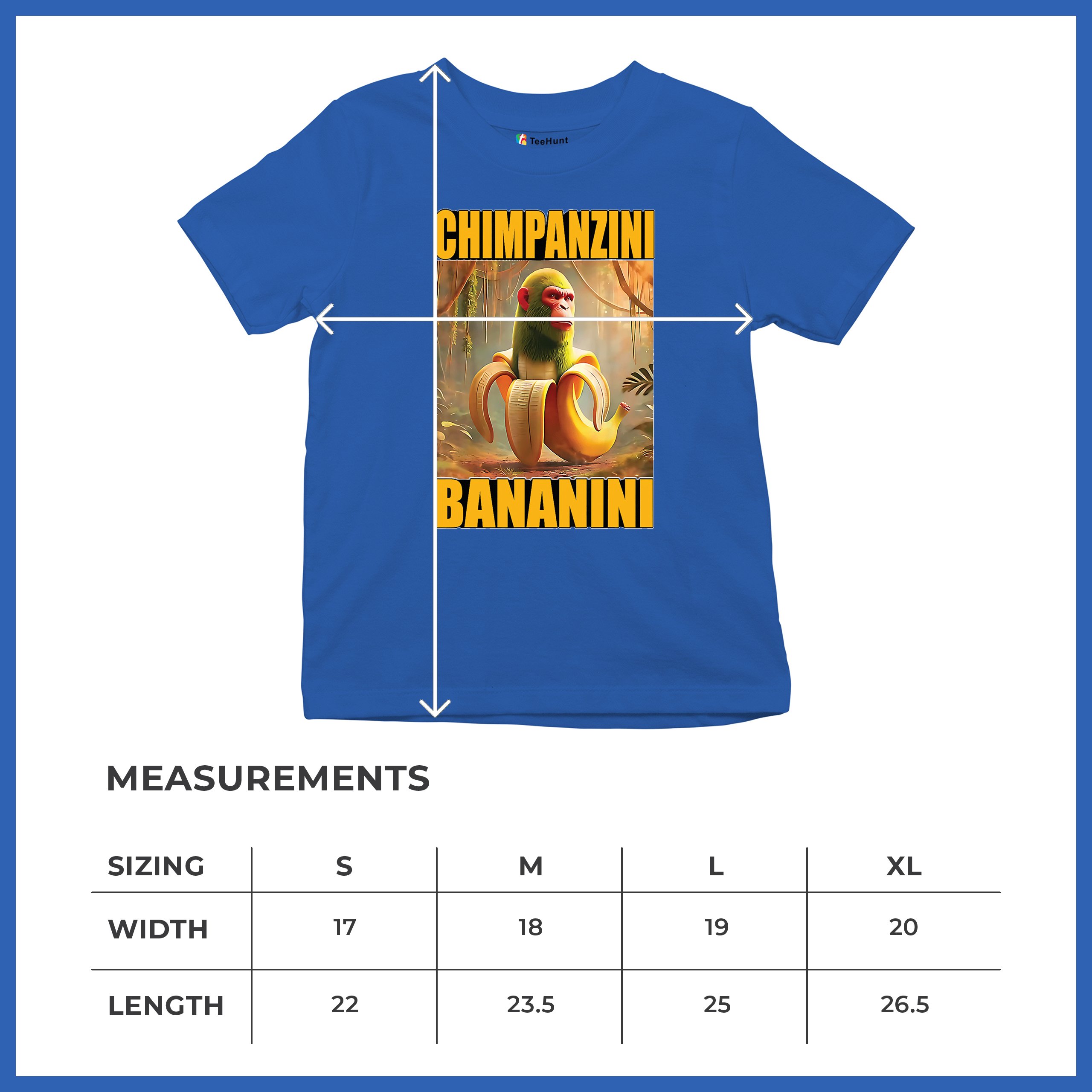 Champanzini Bananini Youth T-shirt Italian Brainrot Gen Z Alpha Meme Kids - Picture 43 of 50