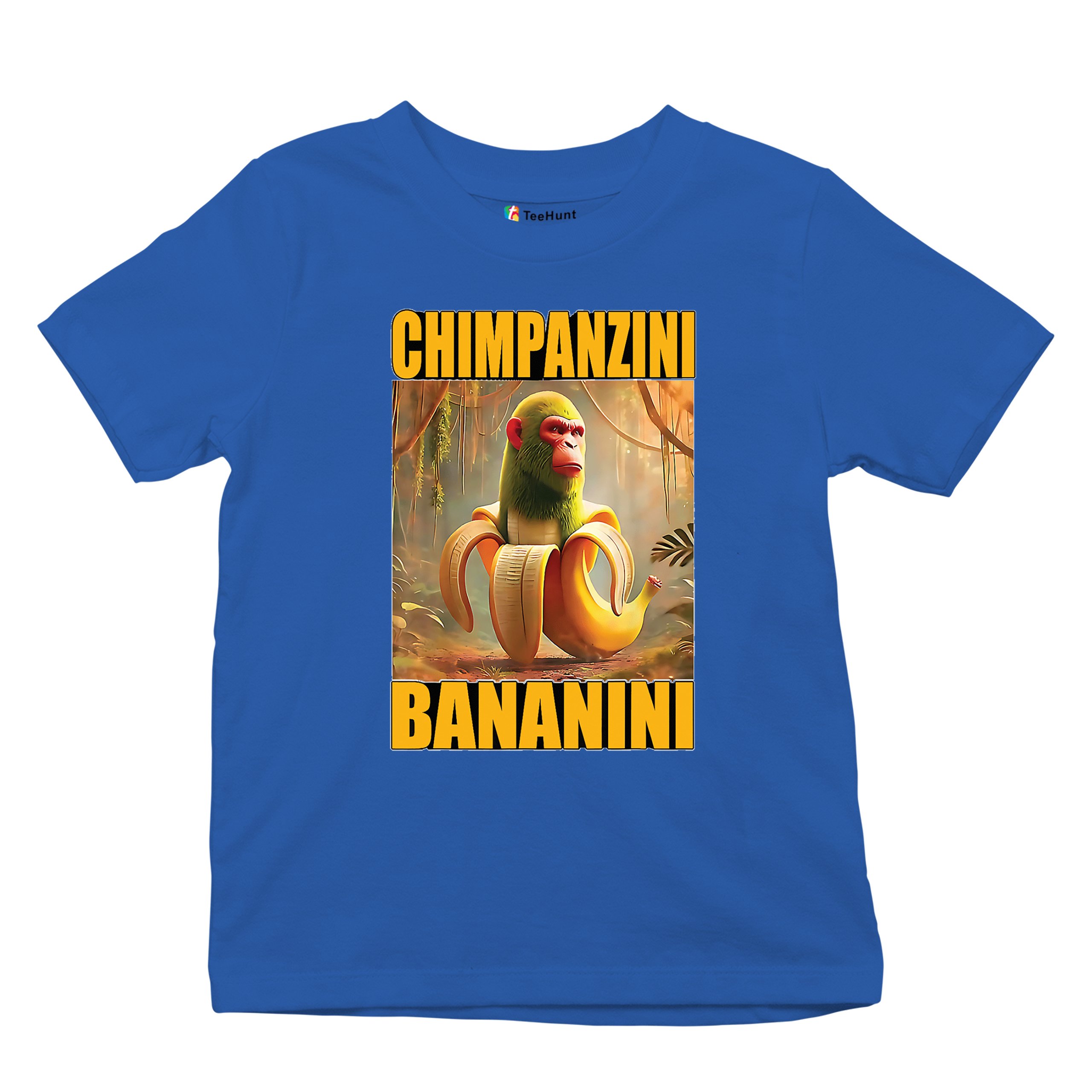 Champanzini Bananini Youth T-shirt Italian Brainrot Gen Z Alpha Meme Kids - Picture 41 of 50