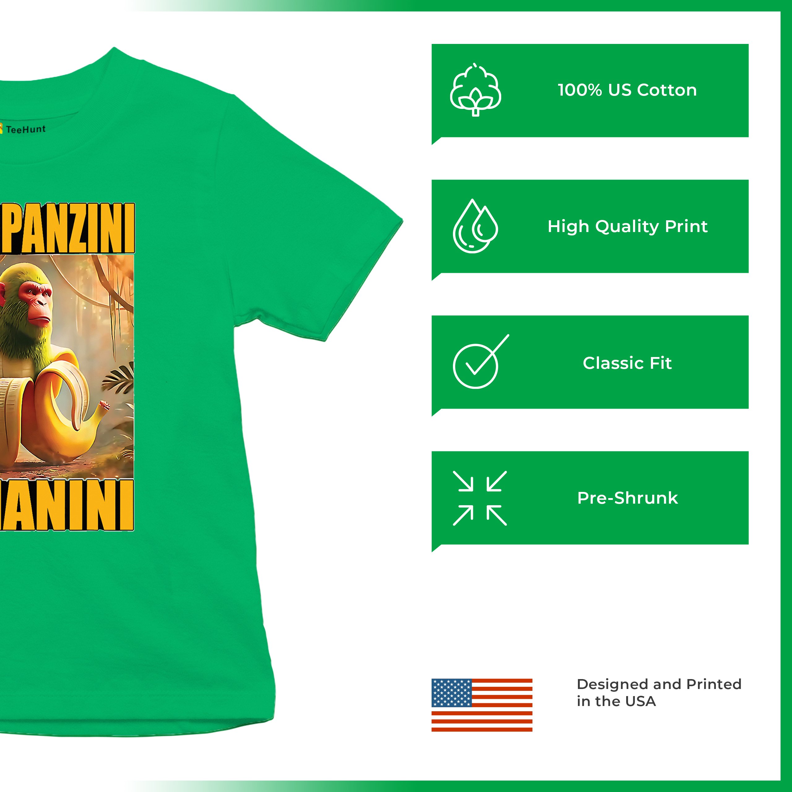 Champanzini Bananini Youth T-shirt Italian Brainrot Gen Z Alpha Meme Kids - Picture 35 of 50