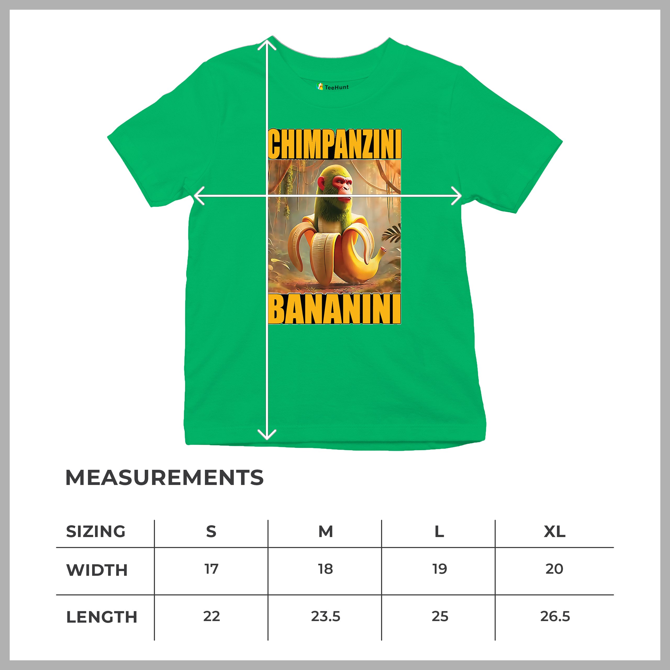 Champanzini Bananini Youth T-shirt Italian Brainrot Gen Z Alpha Meme Kids - Picture 36 of 50